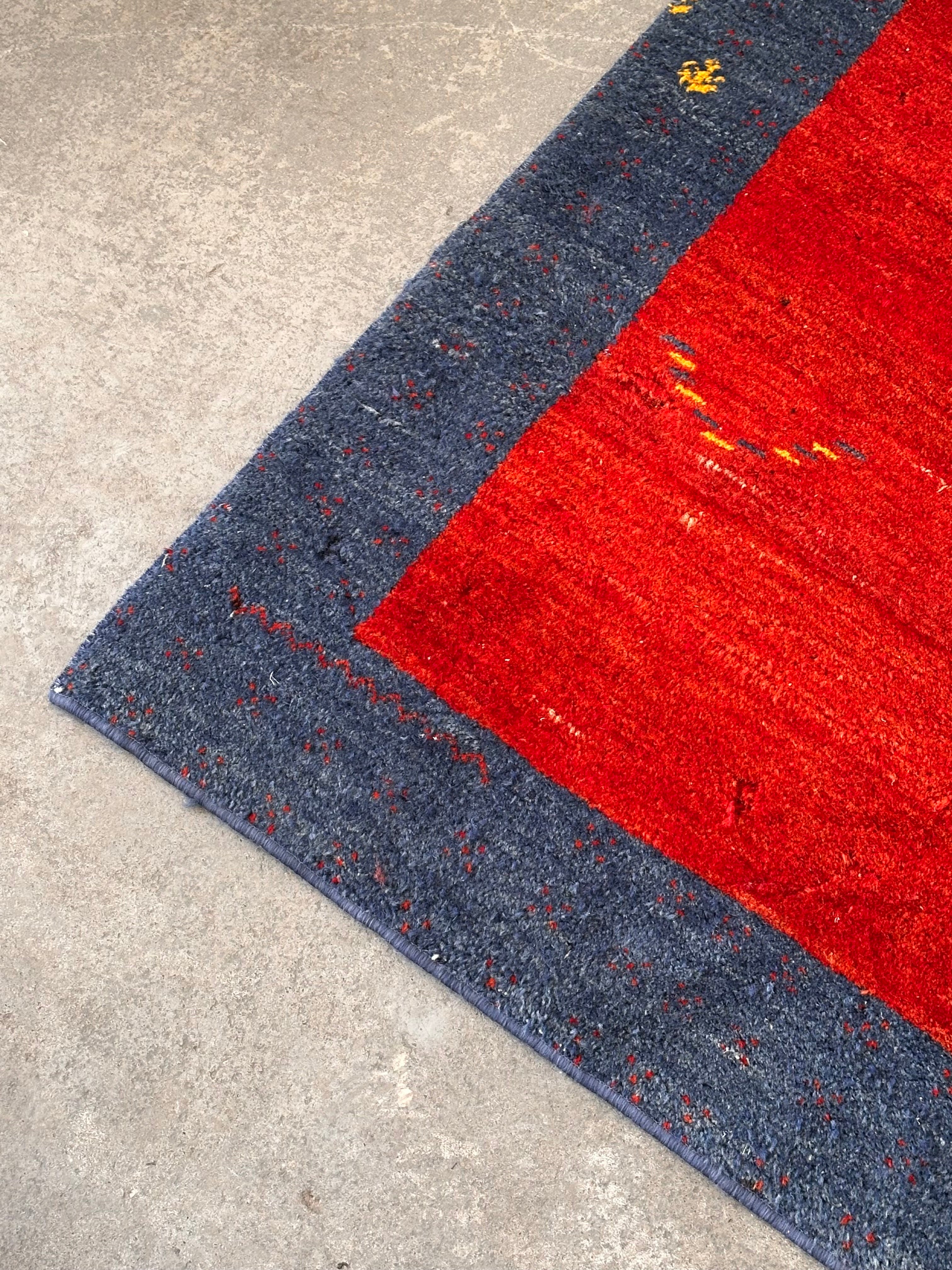 Tapis Persan « Gabbeh » noué à la main