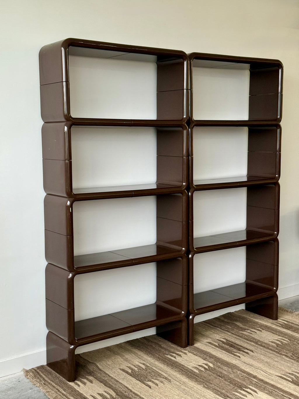 Bibliothèque modulaire Umbo par Kay Leroy Ruggles pour Directional, 1970s