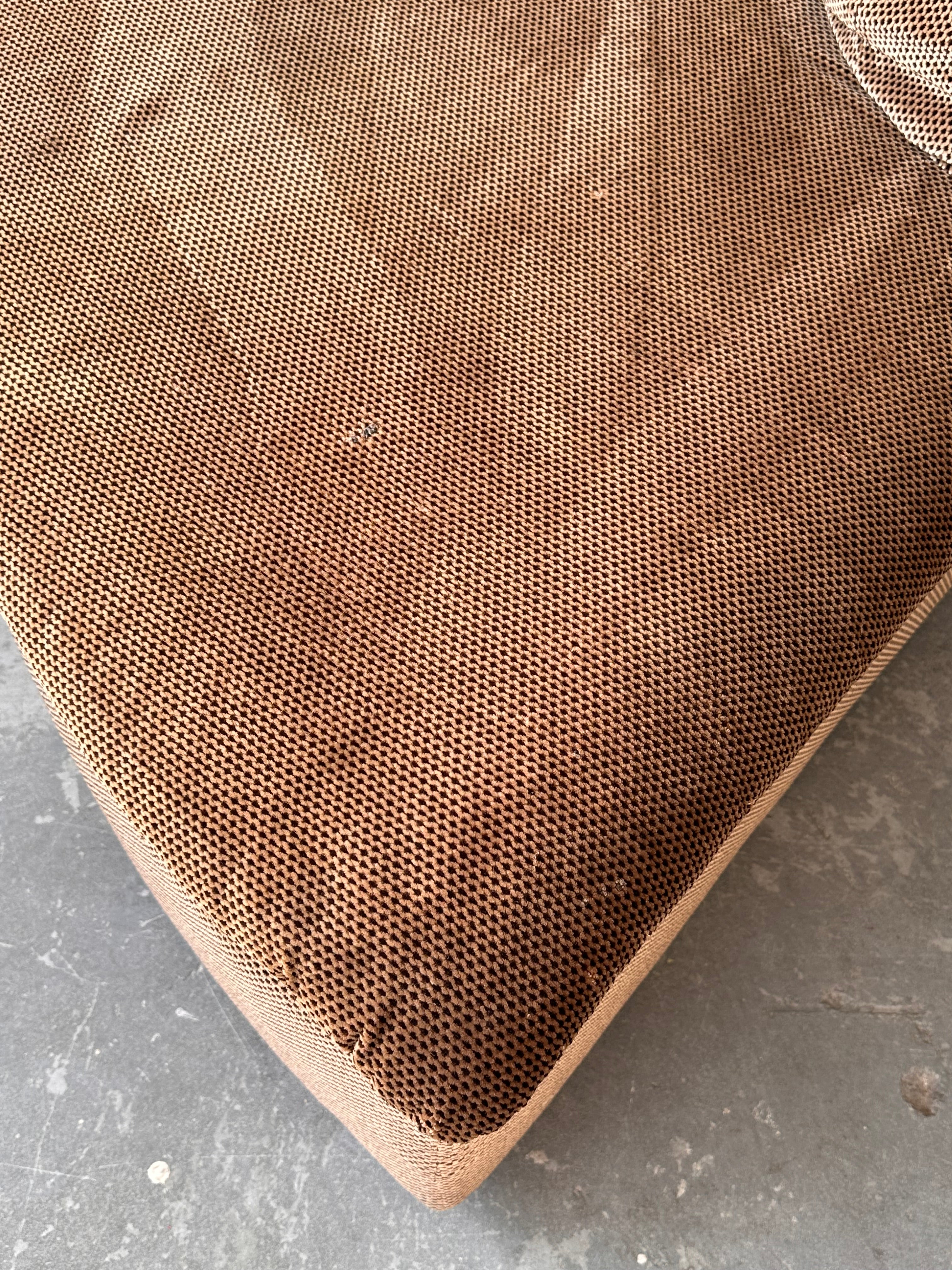 Vintage Roche bobois 7 morceaux brun chocolat, France 1970s