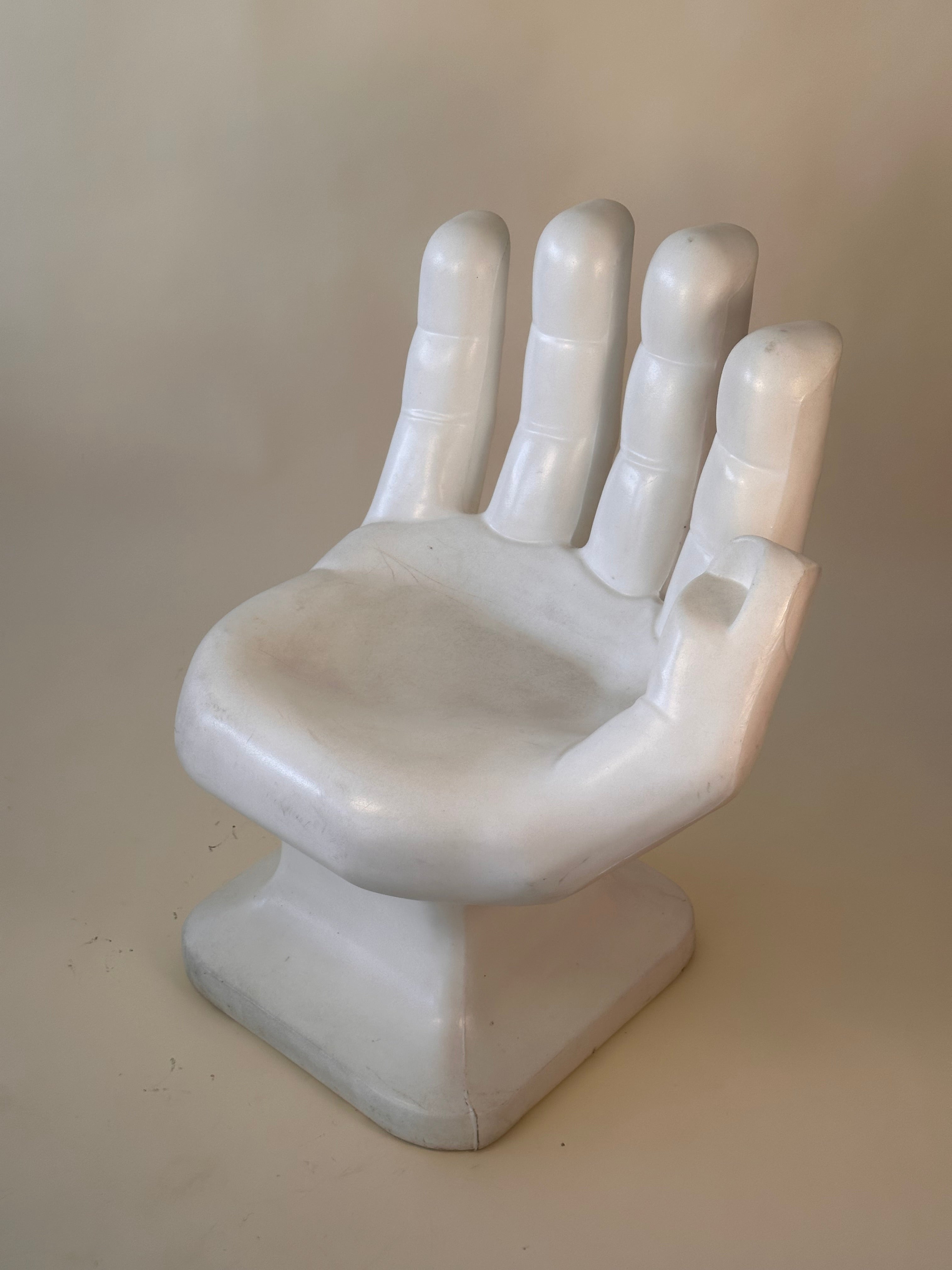 Chaise « Main » en plastique par RMIC, 1970s