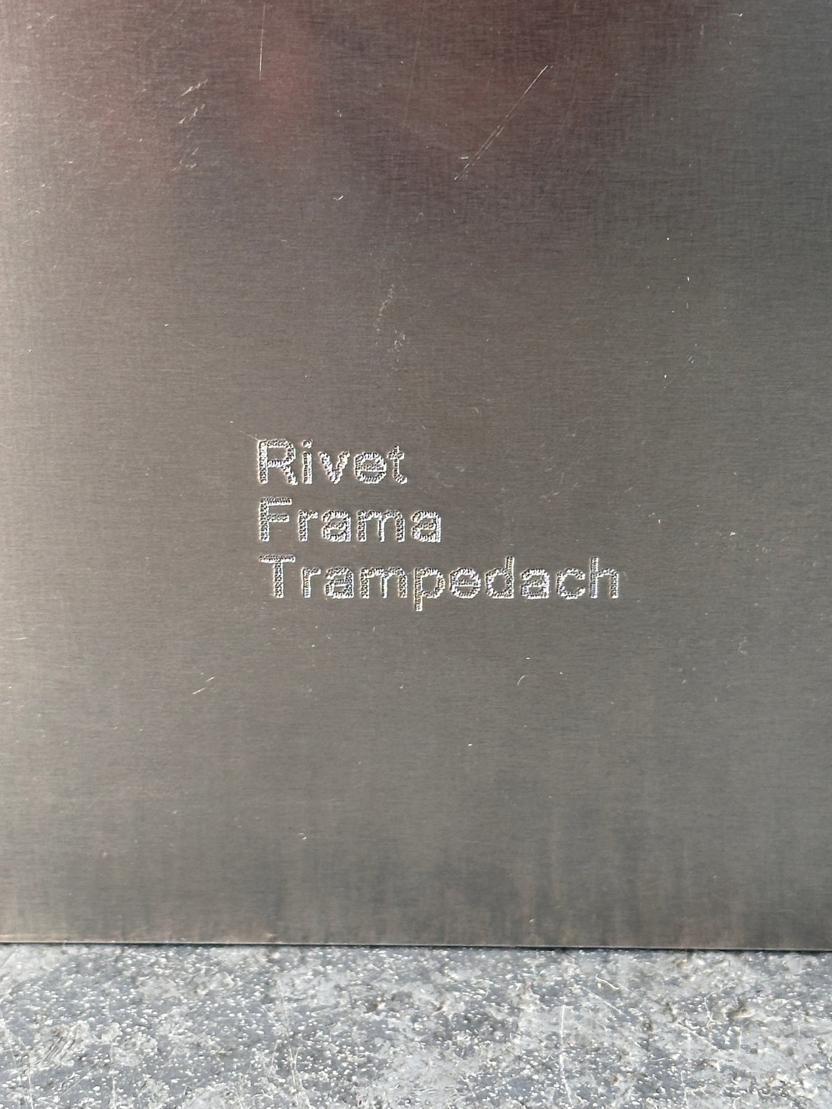 "Rivet" side table by Jonas Trampedach for FRAMA, Denmark 🇩🇰