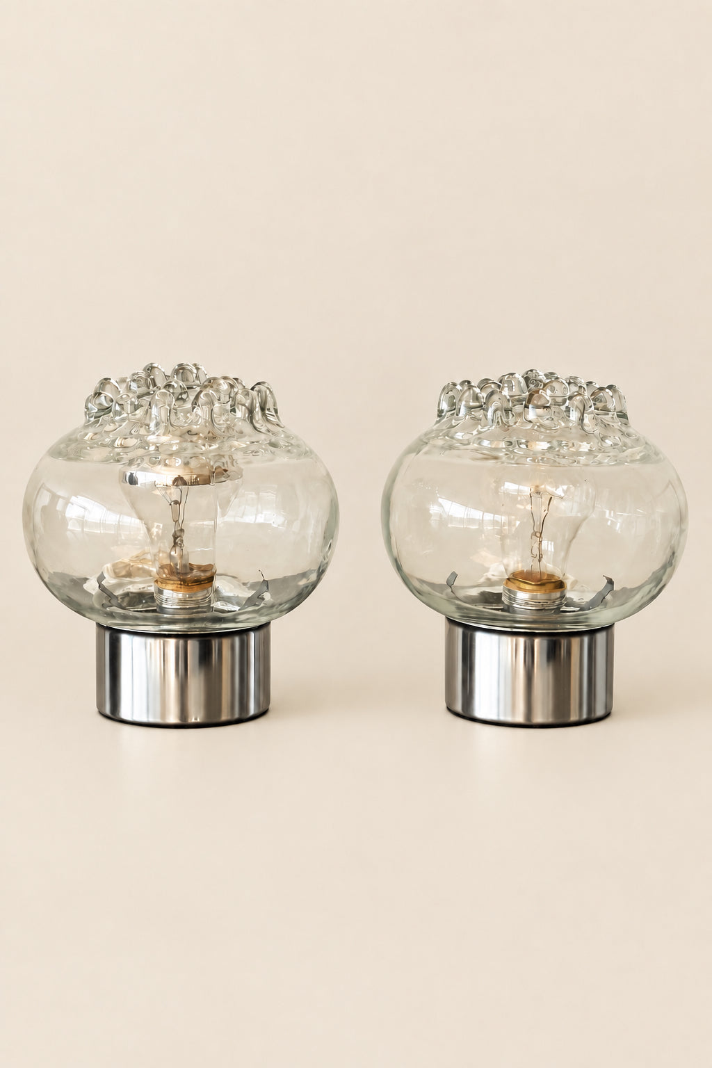 Lampe de table en verre de Murano, 1970s