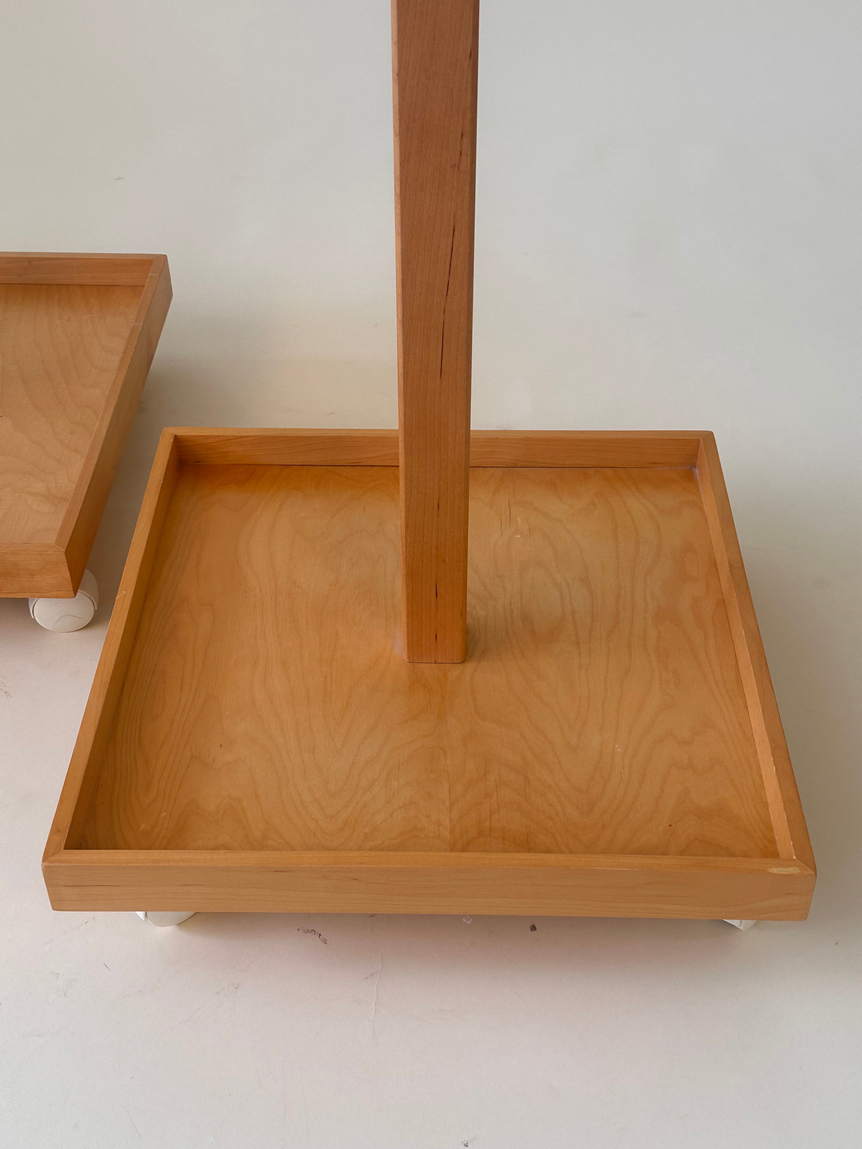 Table de côté roulante vintage par Chris Martin pour IKEA