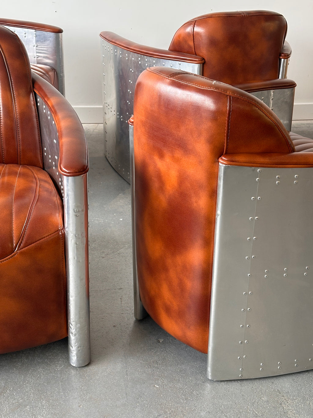 Chaise de lounge Aviateur en aluminium