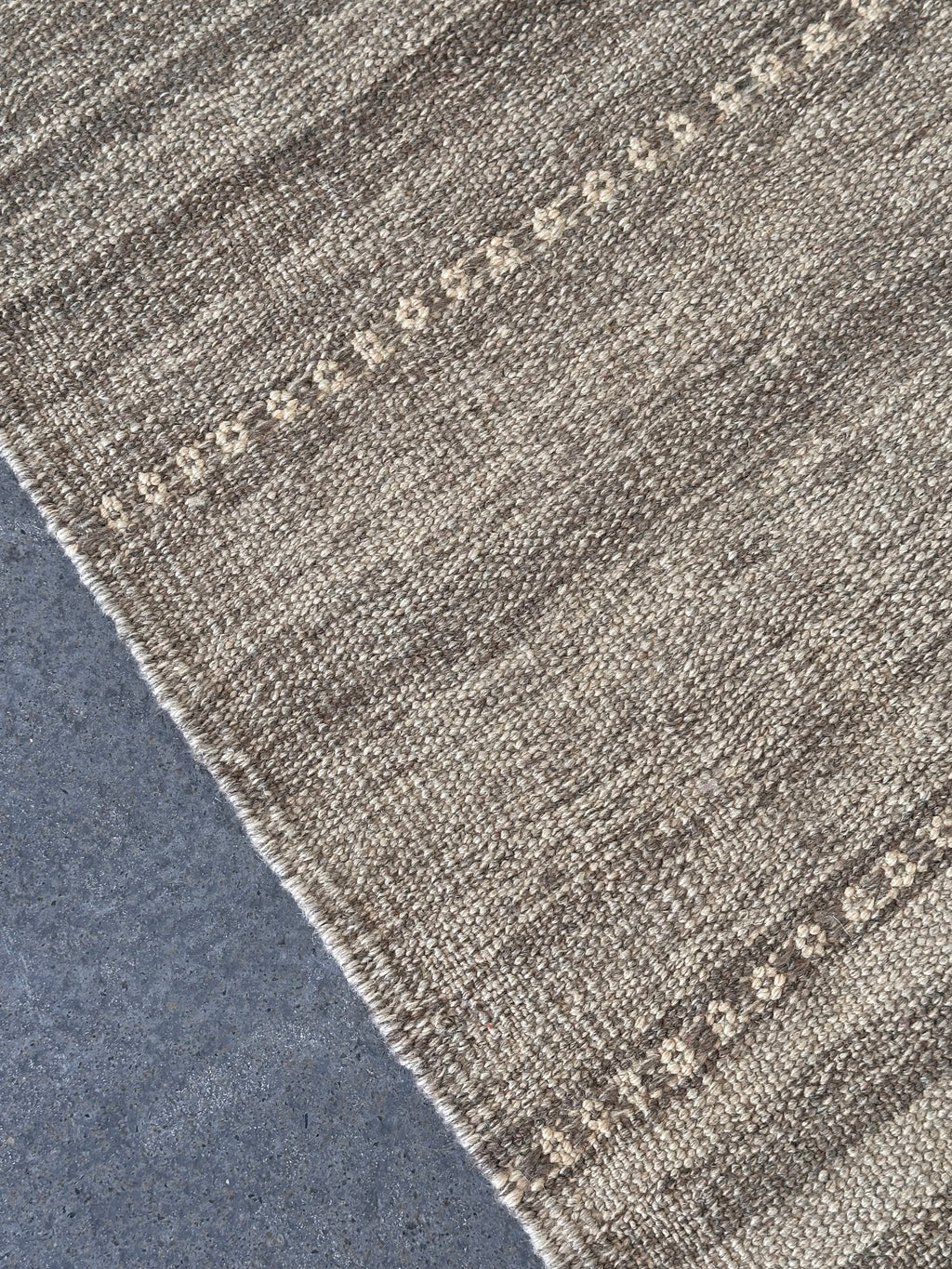 Tapis de couloir "Kilim" plat tissé à la main, style Navajo