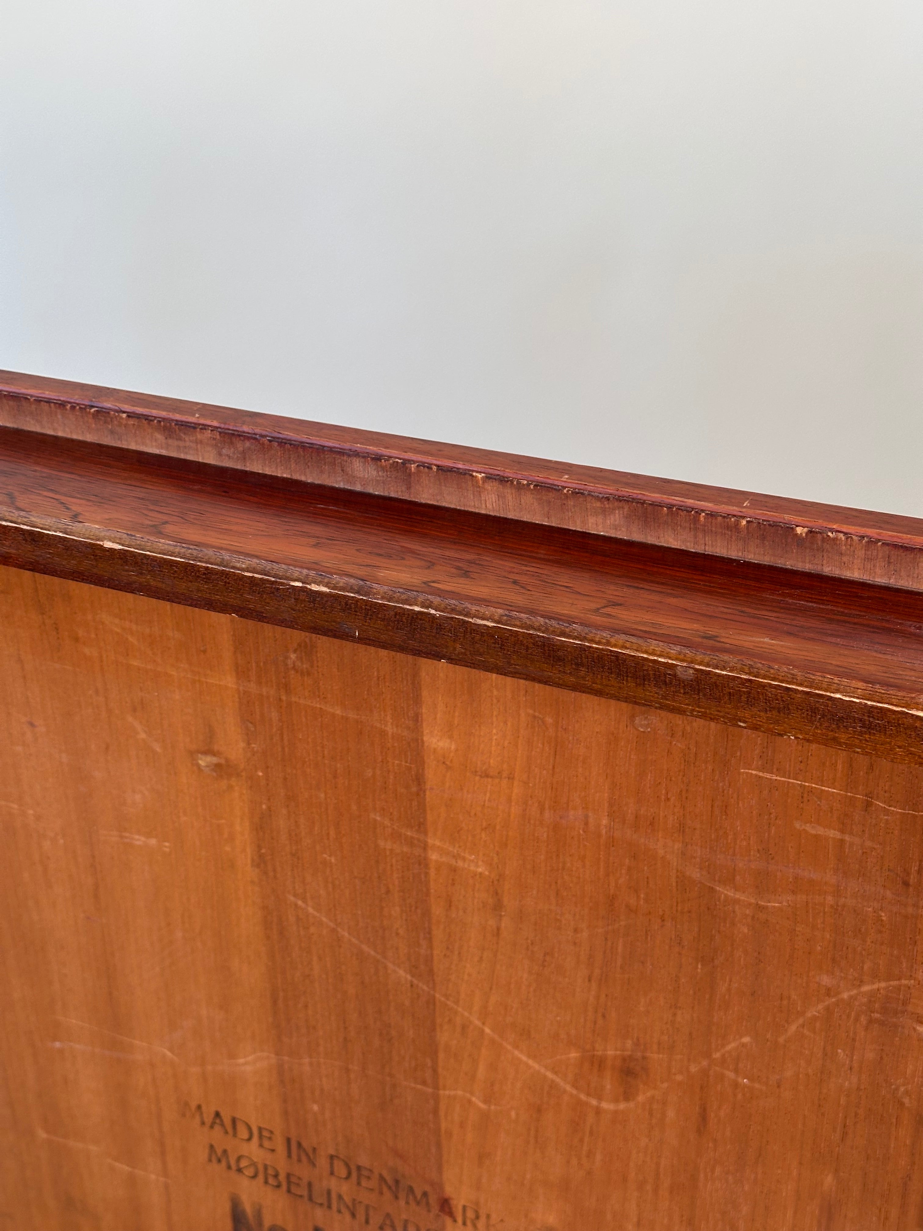 Table basse mid century en bois de rose par Møbelintarsia, Danemark
