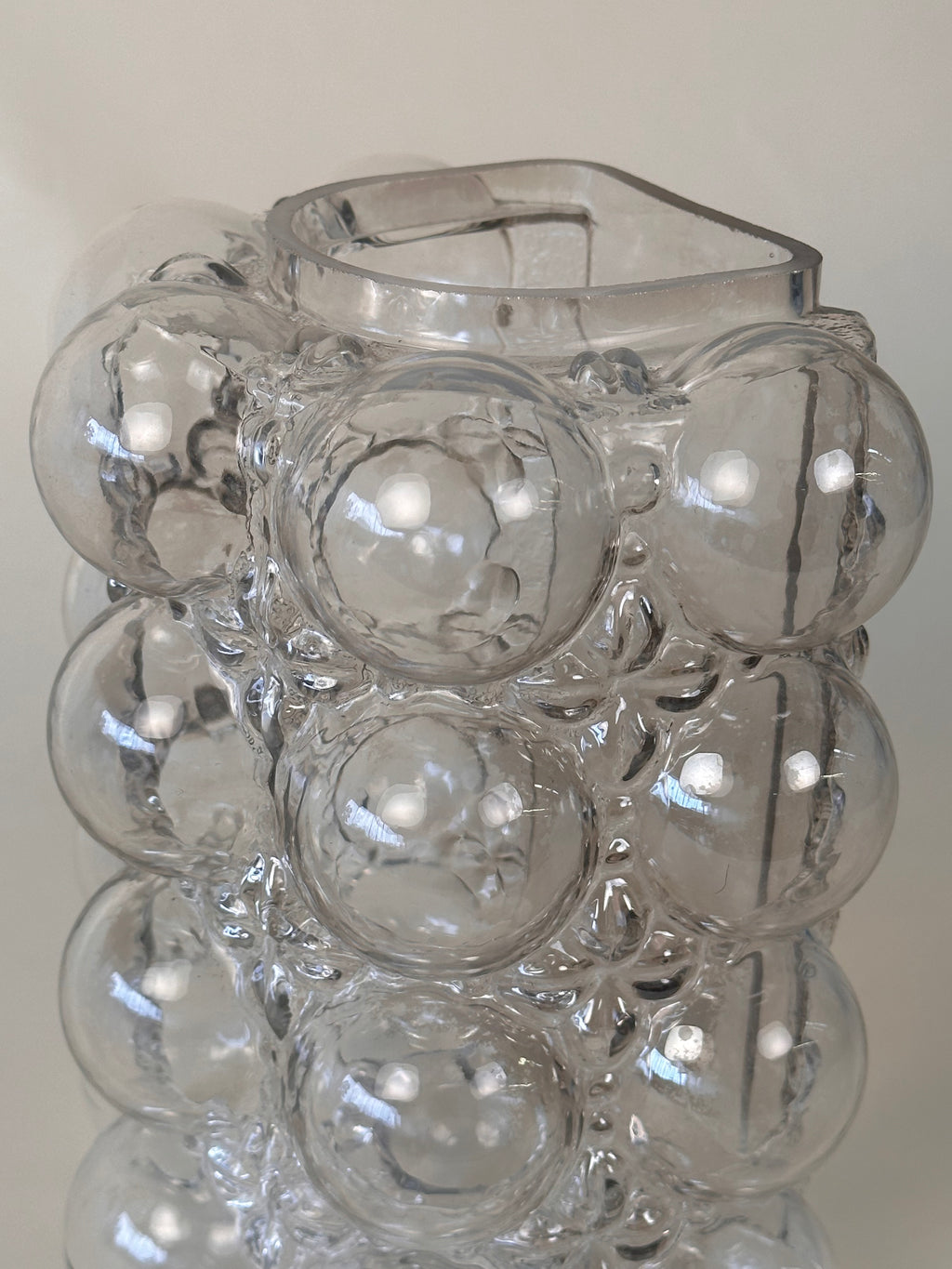 Pot de fleur vintage « bubble » dans le style d’Helena Tynell pour Limburg, Allemagne
