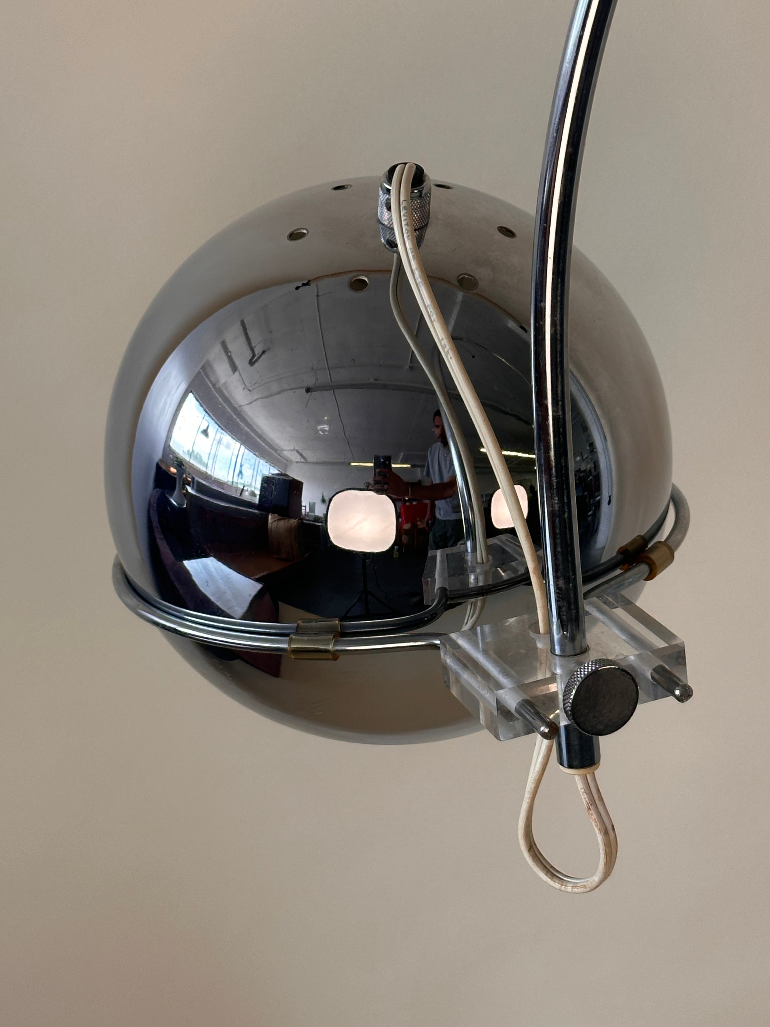 Lampe eyeball sur pieds par Gepo Amsterdam, 1970s