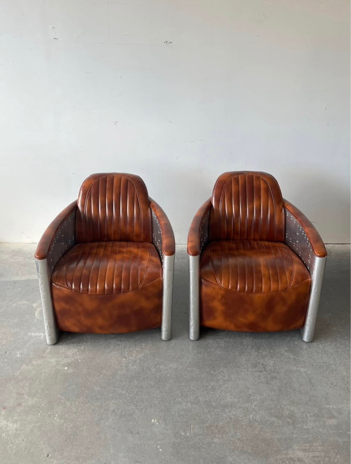 Chaise de lounge Aviateur en aluminium