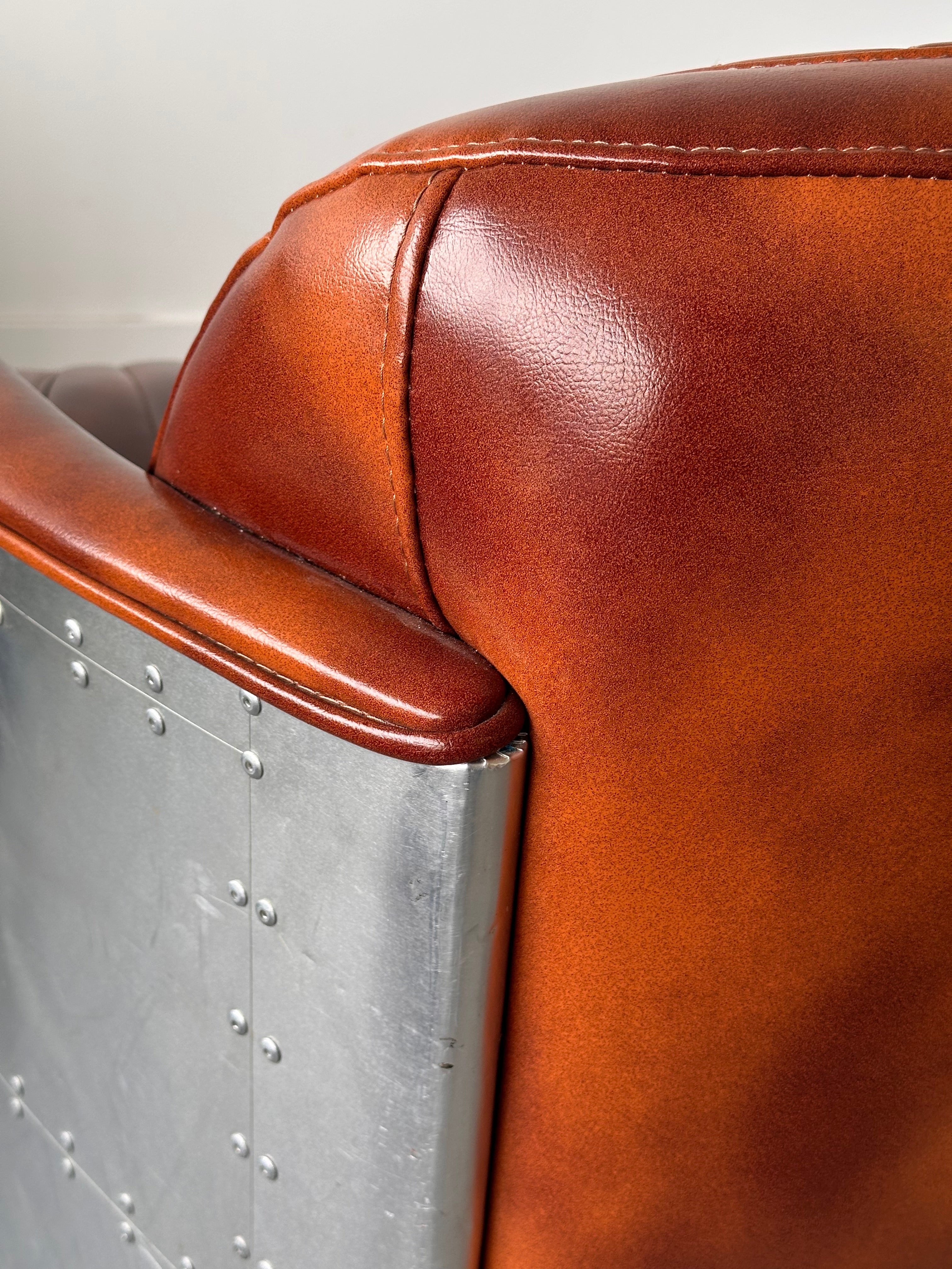 Chaise de lounge Aviateur en aluminium