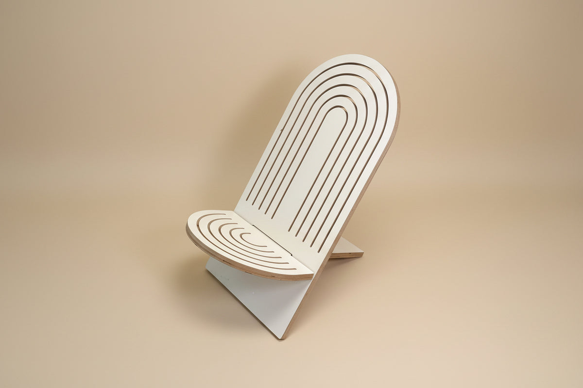 Chaise "Archway" par Sean Brown pour Curves, fabriquée au Canada, 2021