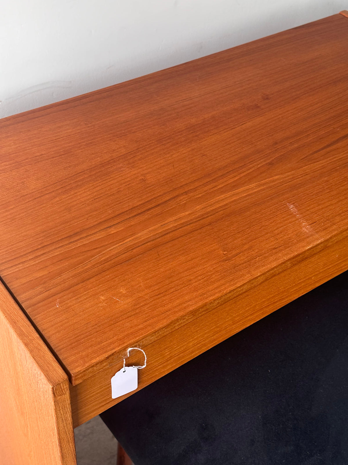 Vanité mid century en bois de teck