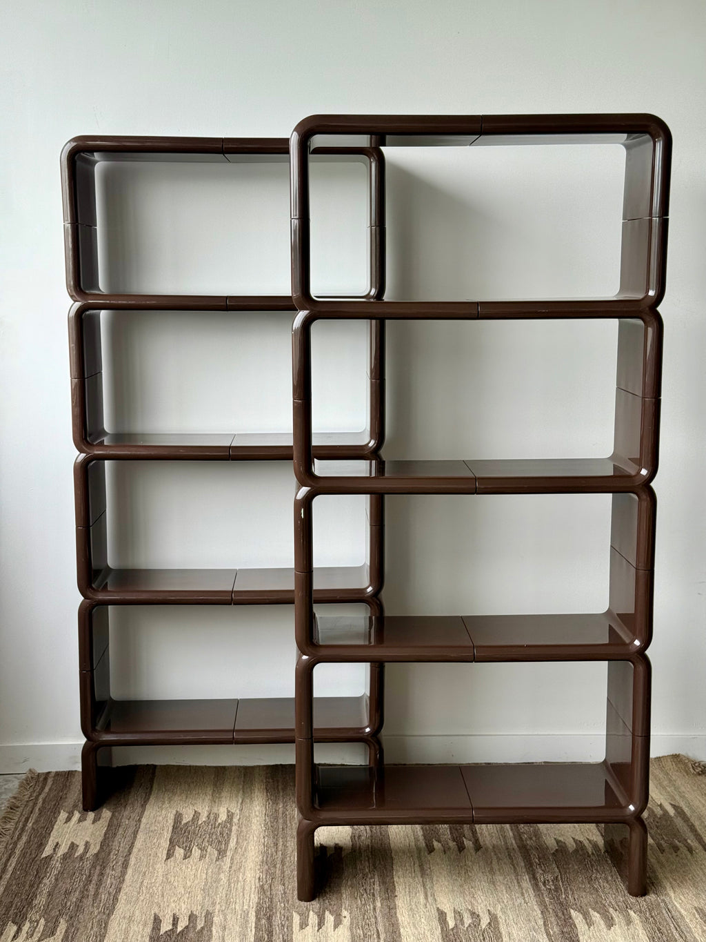 Bibliothèque modulaire Umbo par Kay Leroy Ruggles pour Directional, 1970s