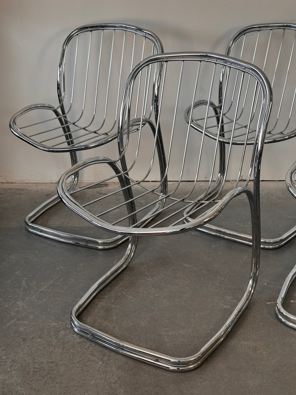 Set de 4 chaises dans le style Gastone Rinaldi pour Rima, 1910