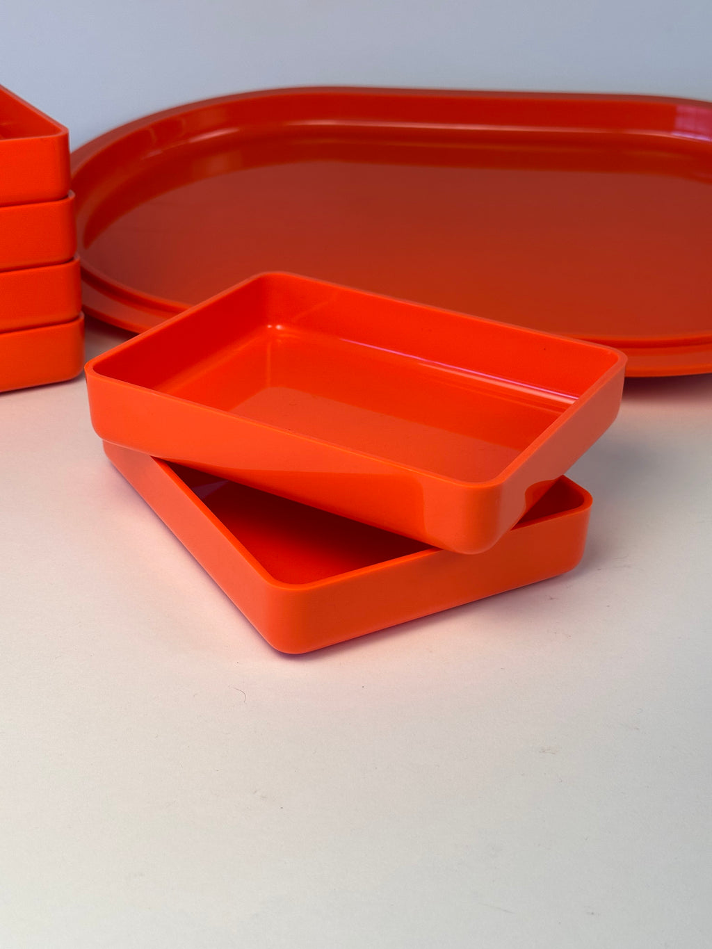 Ensemble de plateaux de service par André Morin fait au Québec
