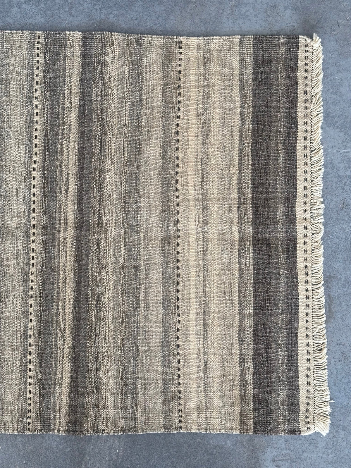 Tapis "Kilim" plat tissé à la main, style Navajo