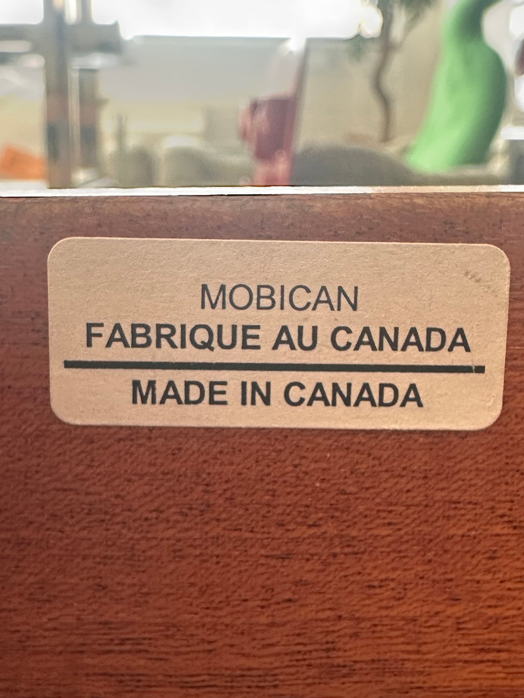 Crédence en placage de cerisier par Mobican, 1970s 🇨🇦