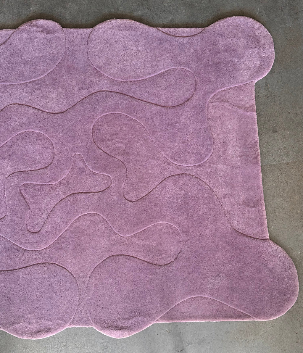 "Oops" rug by Mush Studios, in New Zealand wool, 2021