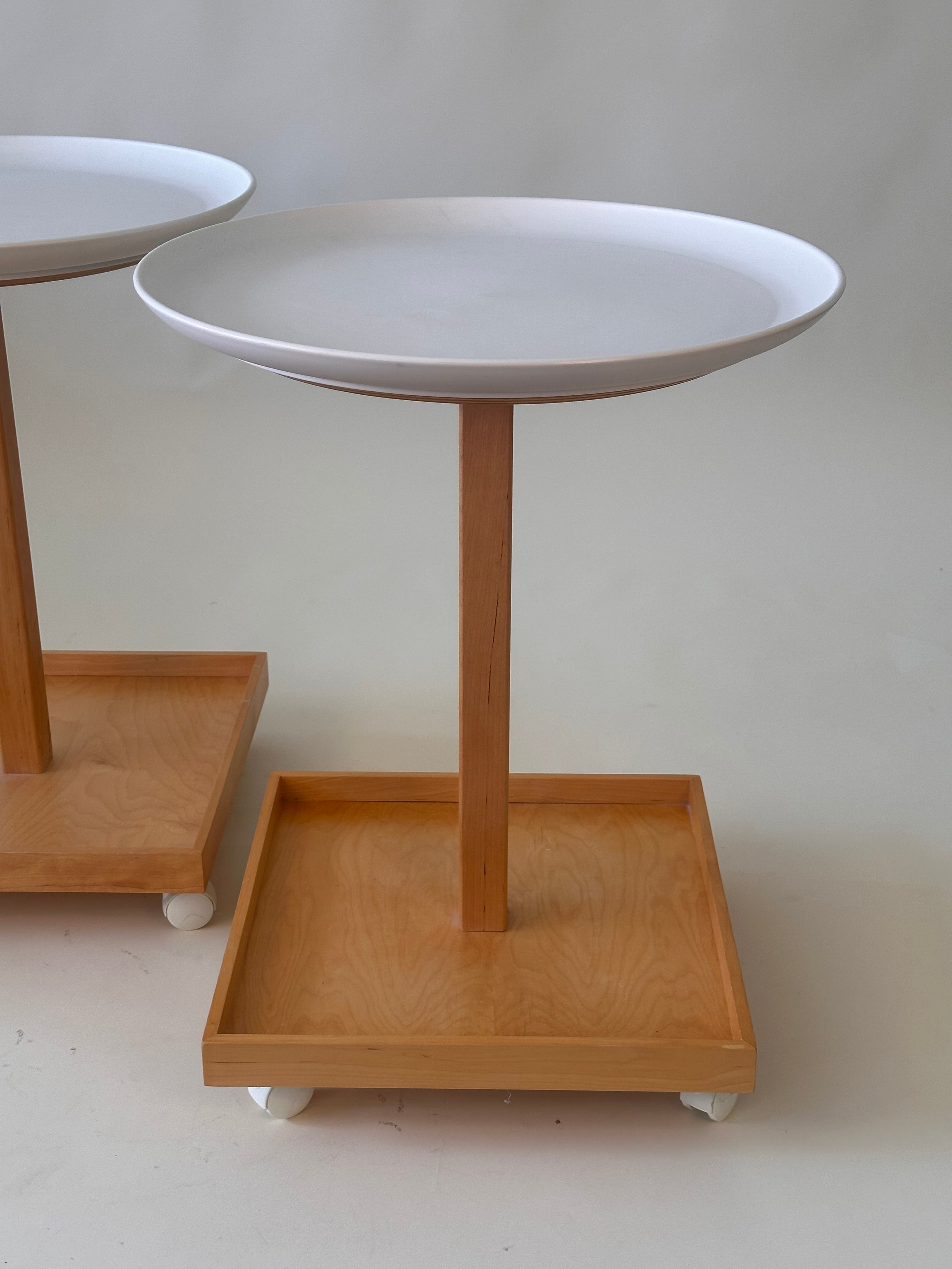 Table de côté roulante vintage par Chris Martin pour IKEA