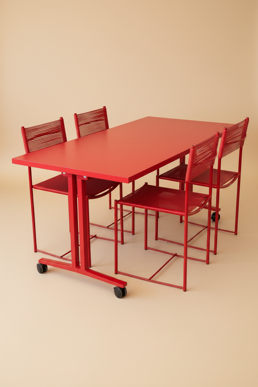 Table de conférence "everywhere Flip Top" par Dan Grabowski pour Herman Miller, 2020