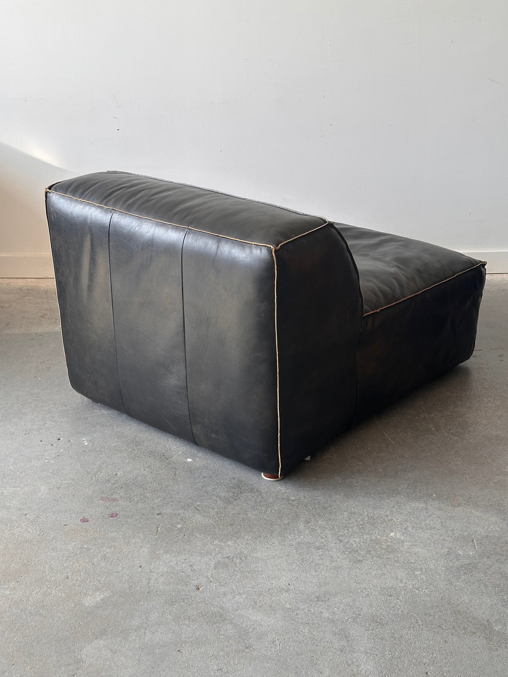 Divan modulaire 5 morceaux en cuir