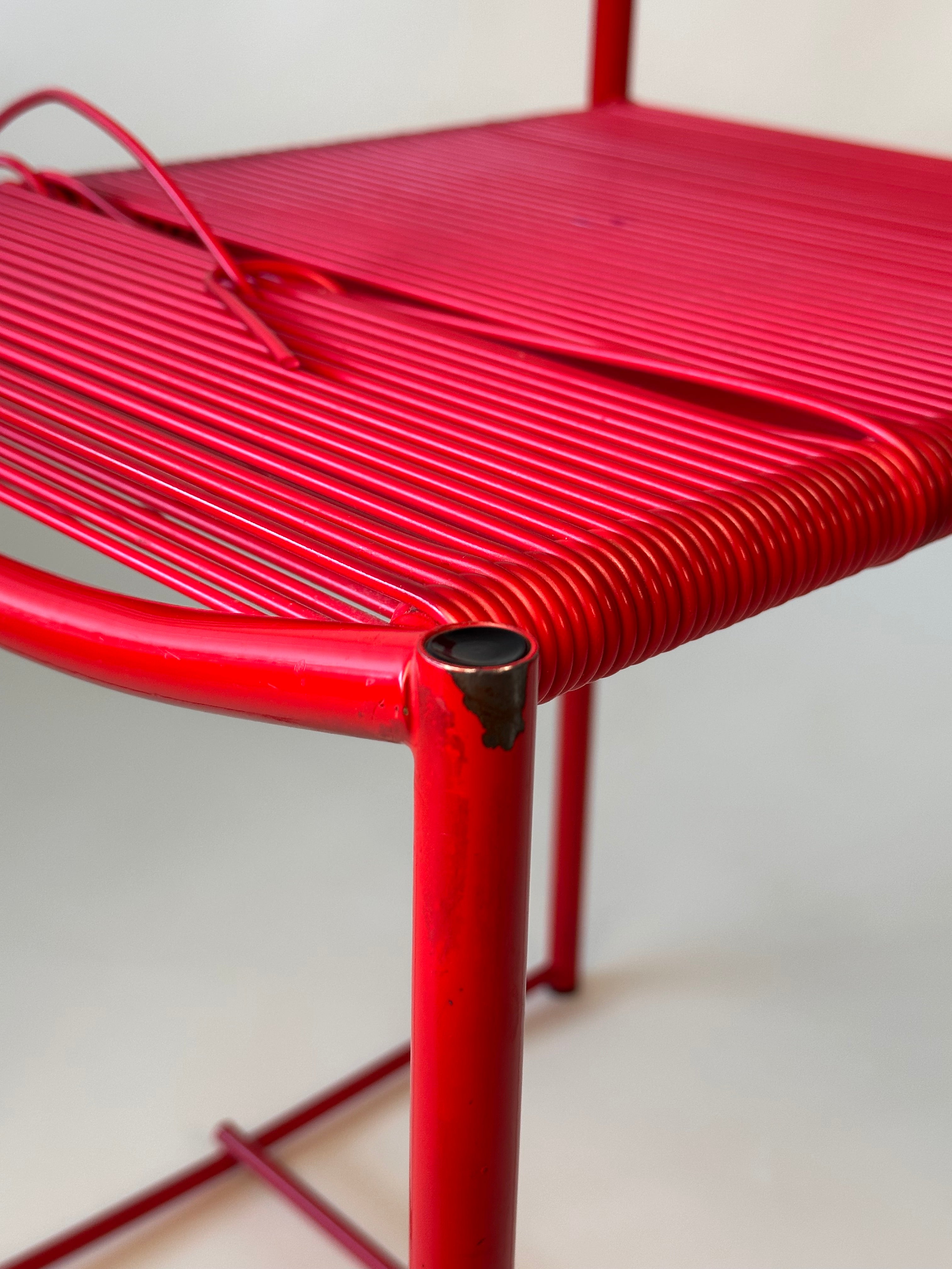 Set de 6 chaises spaghetti par Giandomenico Belotti pour Alias