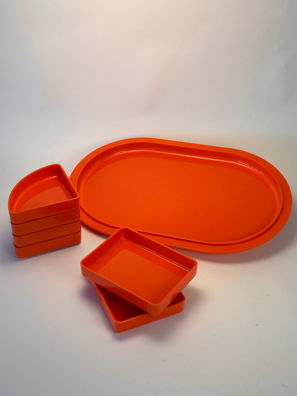 Ensemble de plateaux de service par André Morin fait au Québec