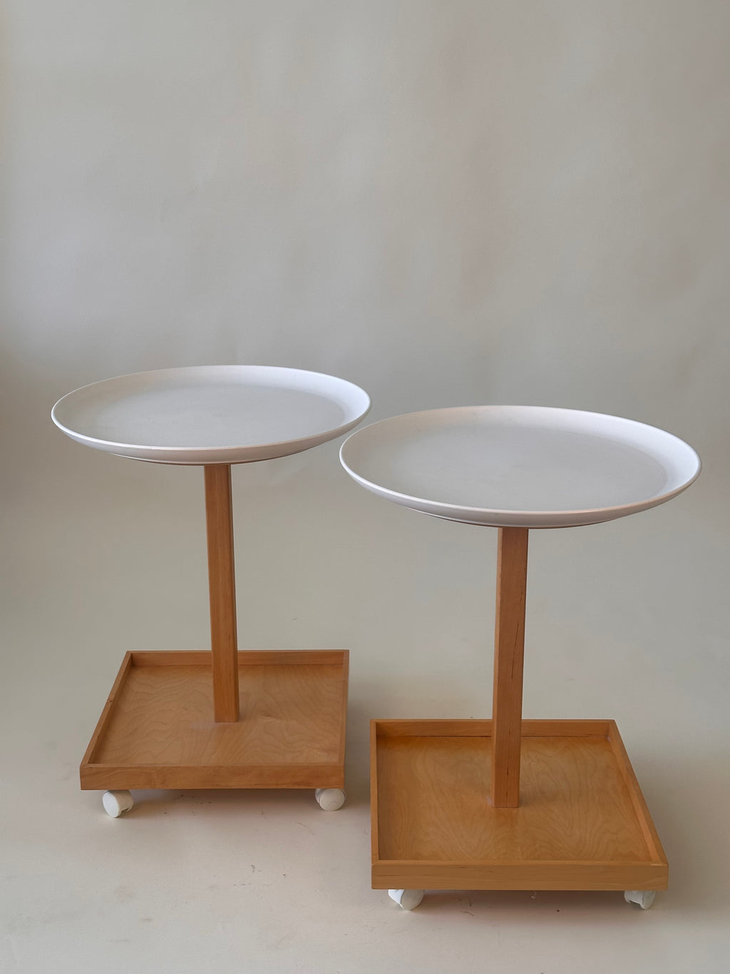 Table de côté roulante vintage par Chris Martin pour IKEA