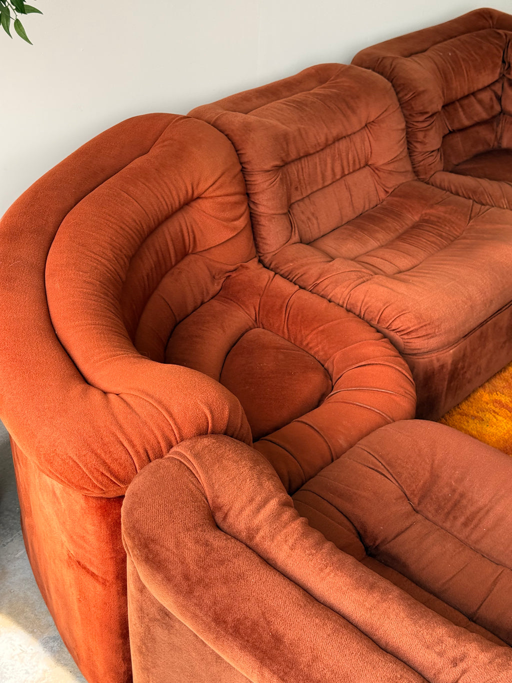 Rare Fauteuil modulaire 5 morceaux original par Modulex 2000