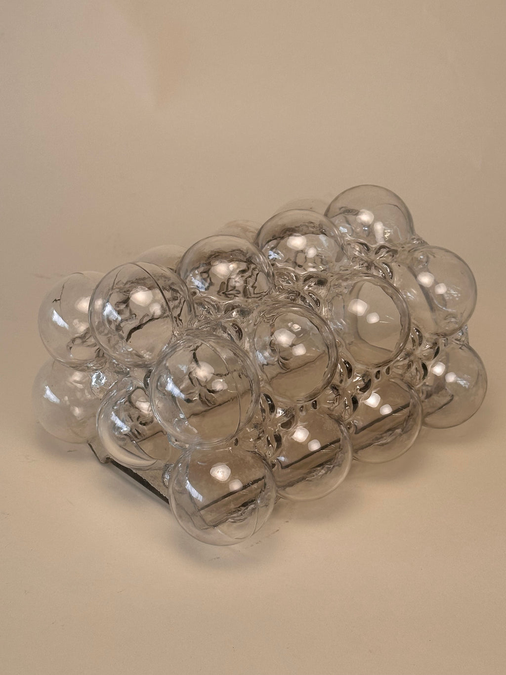 Pot de fleur vintage « bubble » dans le style d’Helena Tynell pour Limburg, Allemagne