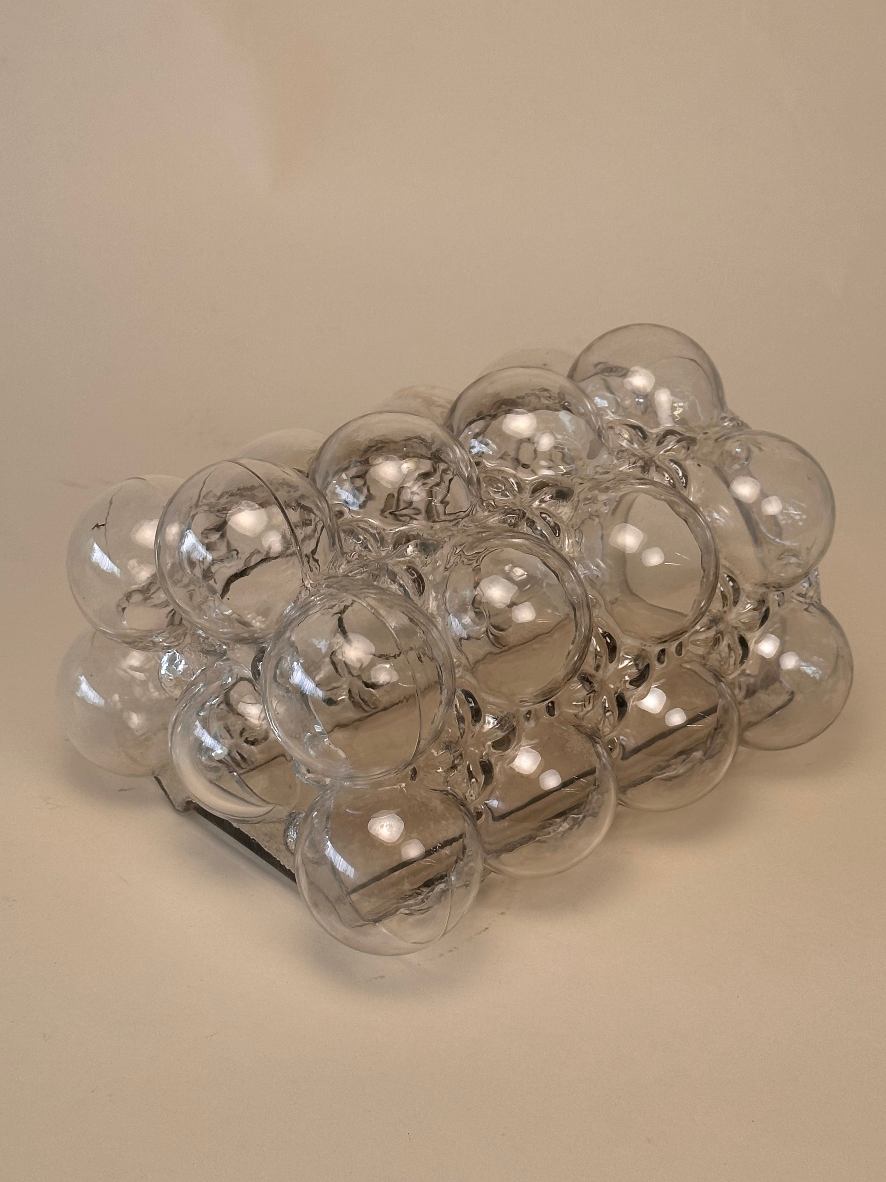 Pot de fleur vintage « bubble » dans le style d’Helena Tynell pour Limburg, Allemagne