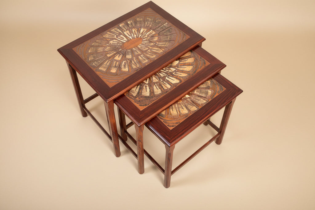Tables gigognes par Møbelfabrikken Toften, Danemark, 1960s