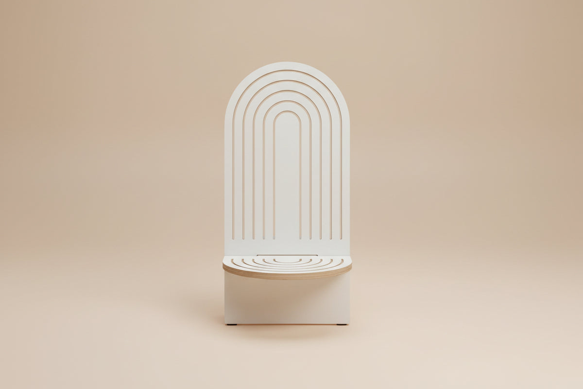 Chaise "Archway" par Sean Brown pour Curves, fabriquée au Canada, 2021