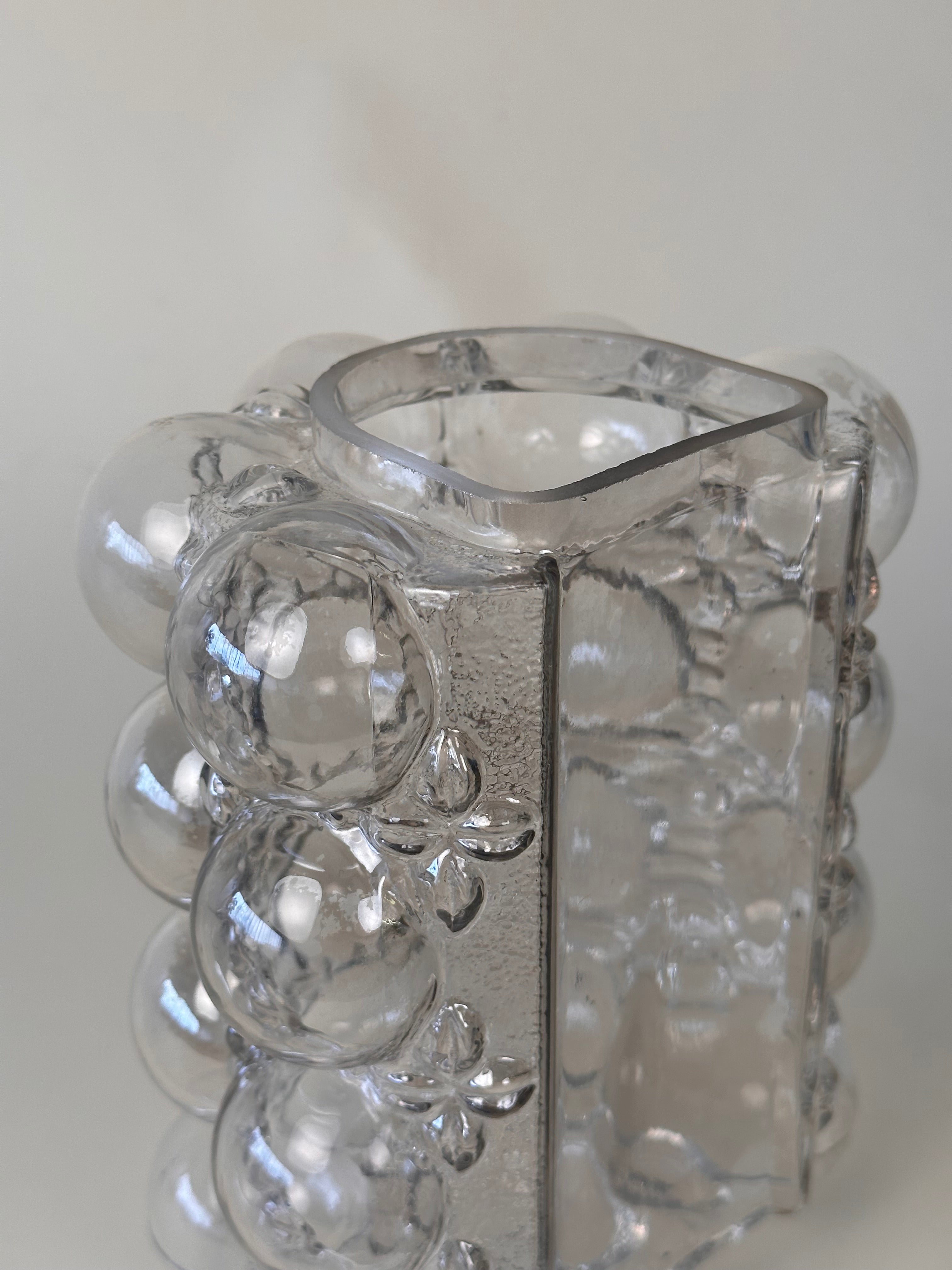 Pot de fleur vintage « bubble » dans le style d’Helena Tynell pour Limburg, Allemagne