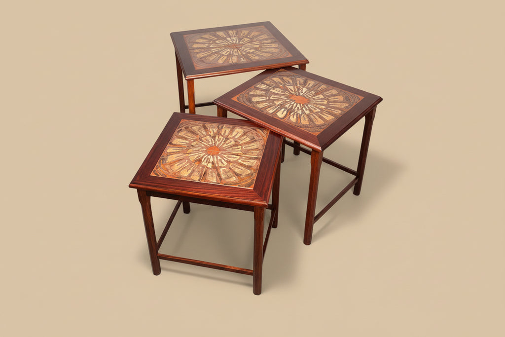 Tables gigognes par Møbelfabrikken Toften, Danemark, 1960s