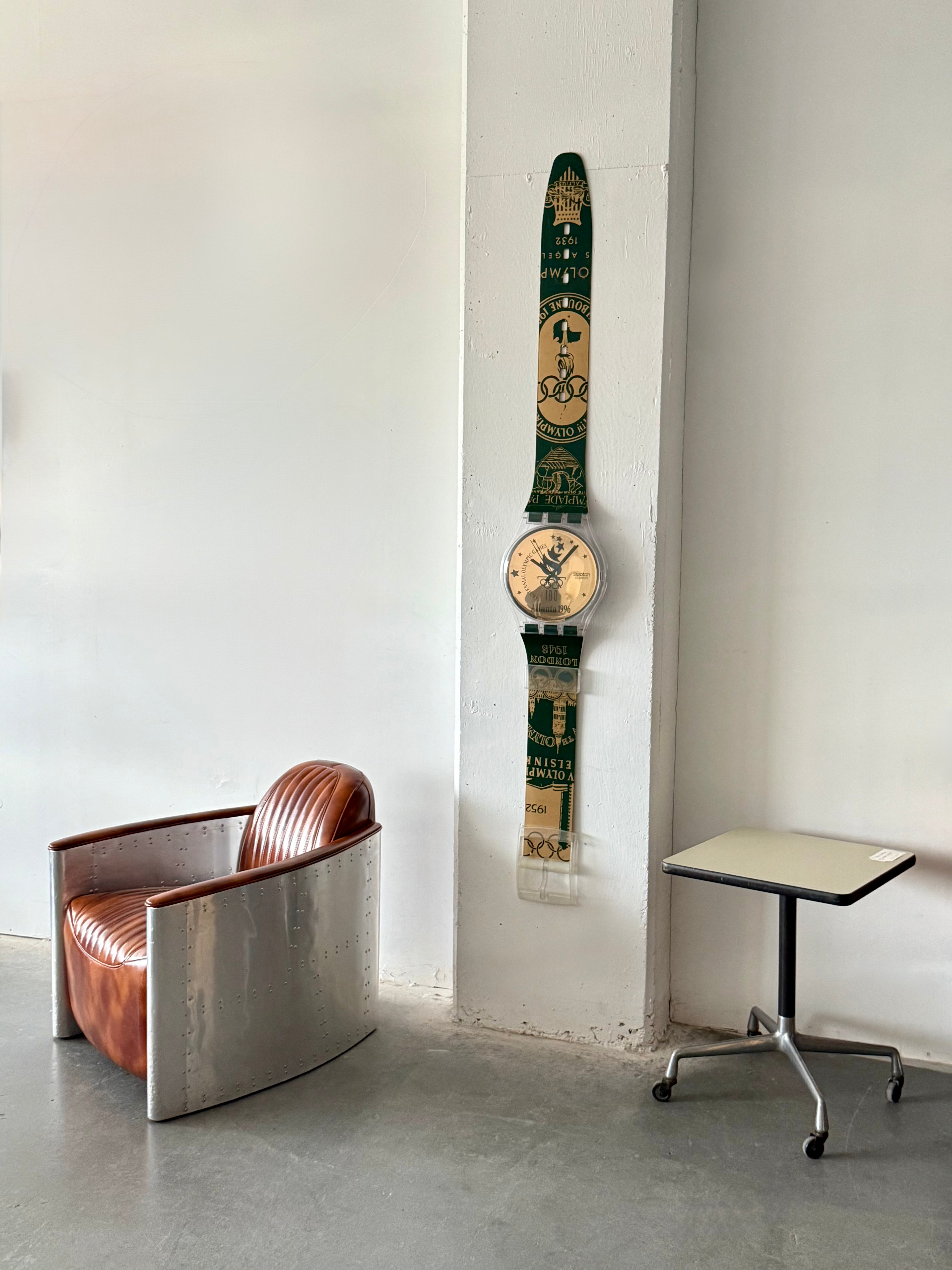 Montre murale géante par Swatch pour les olympiques d’Atlanta 1996