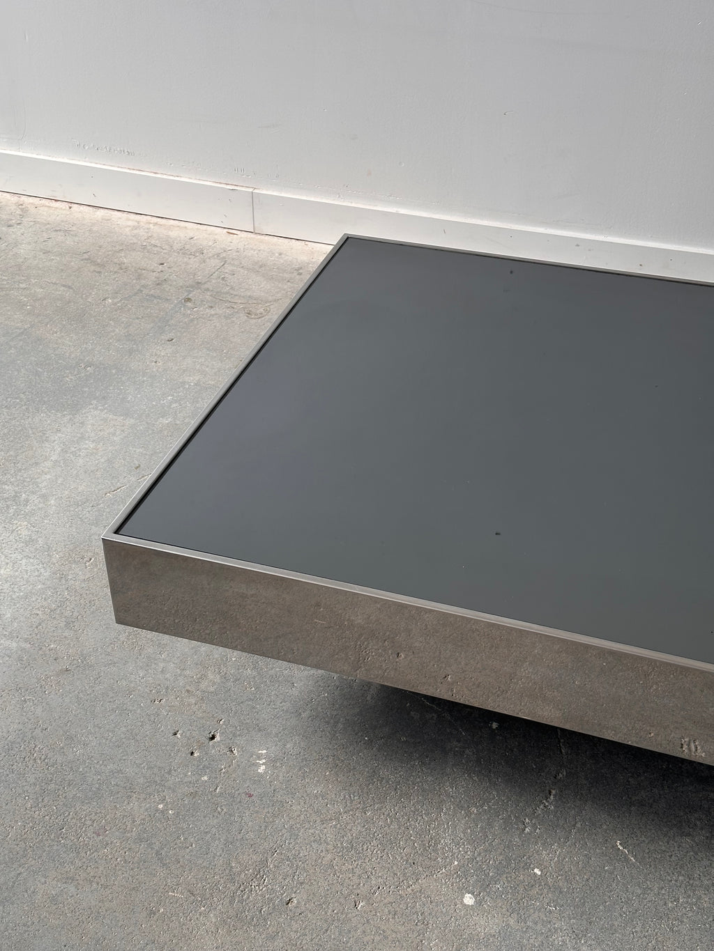 Table à café Italienne par Willy Rizzo pour Cidue, 1970s