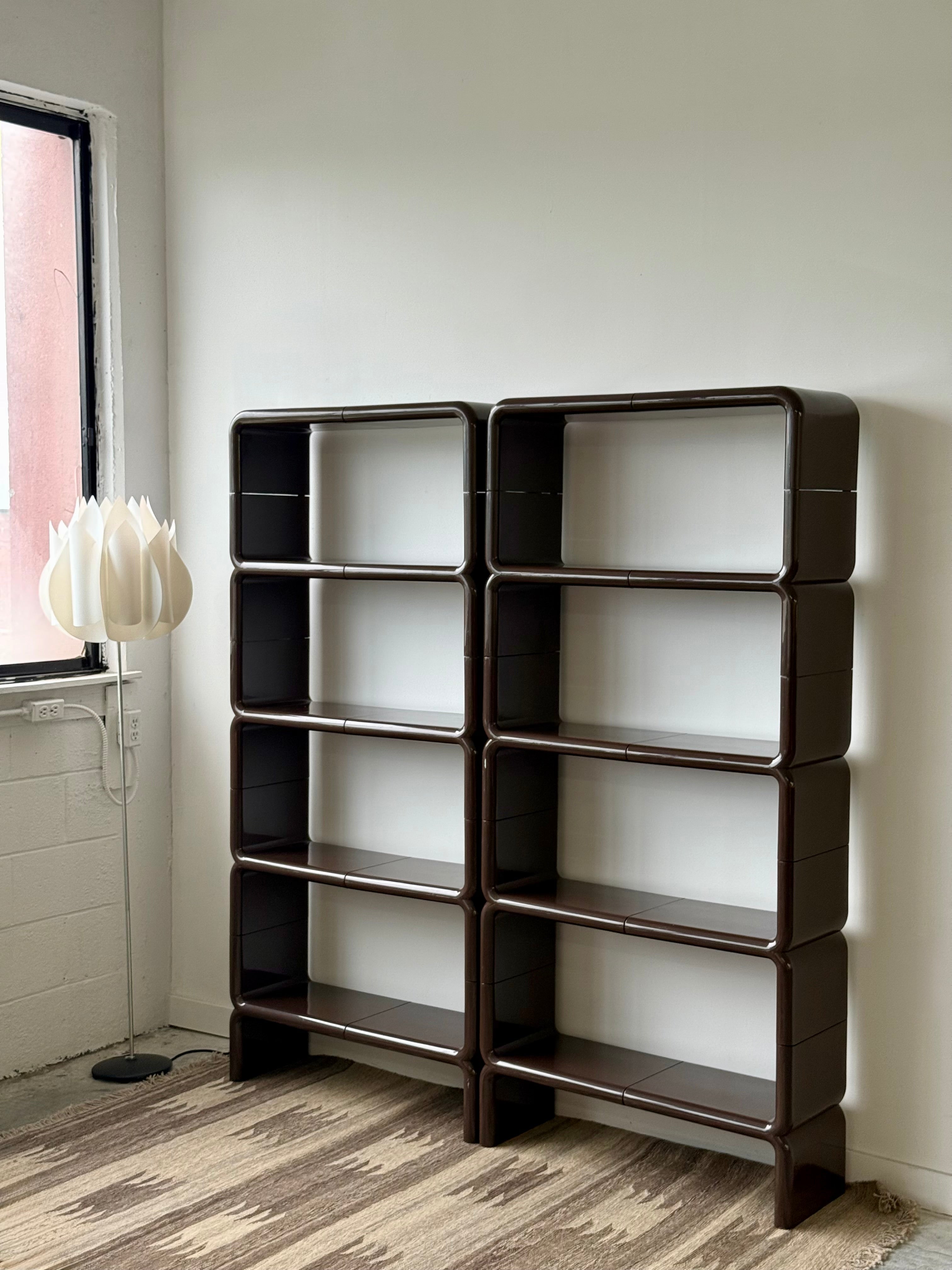 Bibliothèque modulaire Umbo par Kay Leroy Ruggles pour Directional, 1970s
