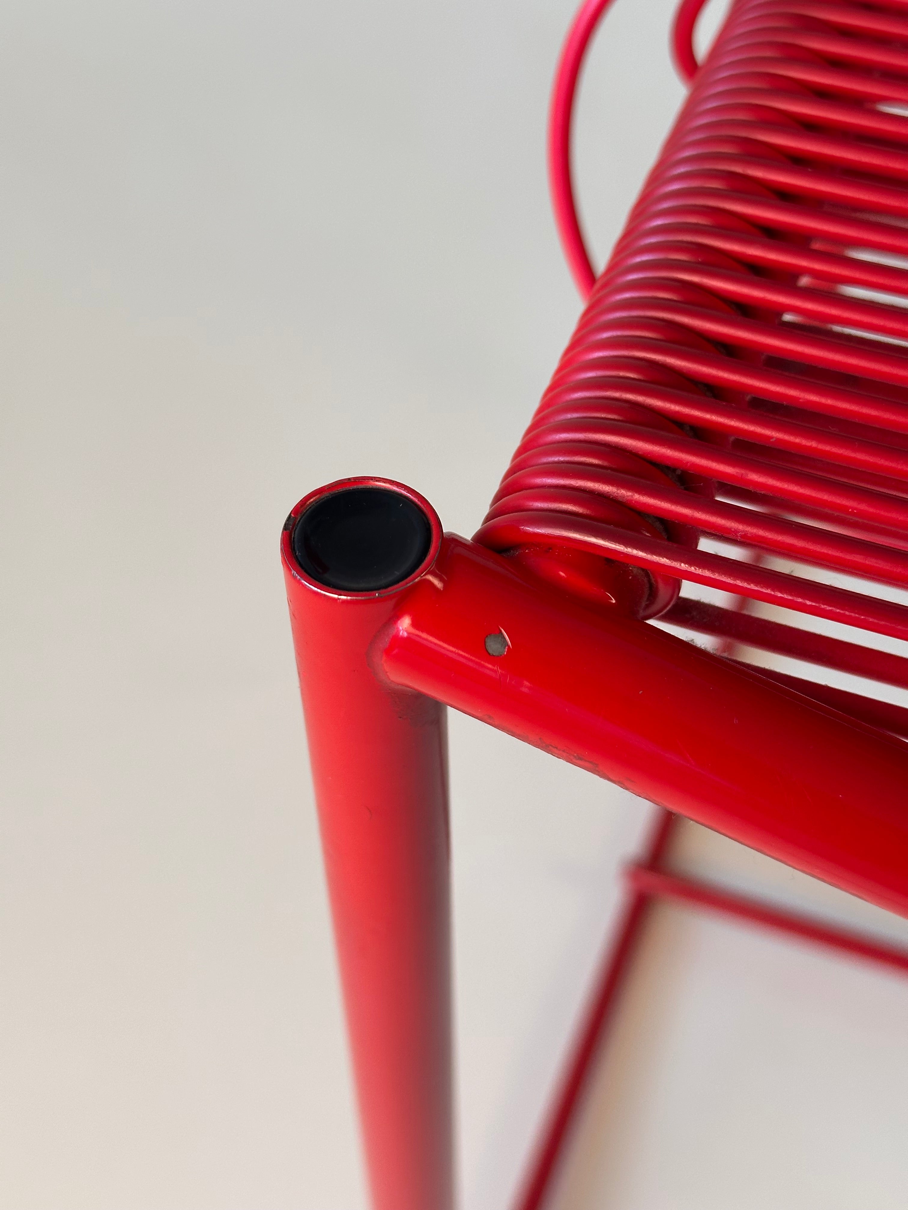 Set de 6 chaises spaghetti par Giandomenico Belotti pour Alias