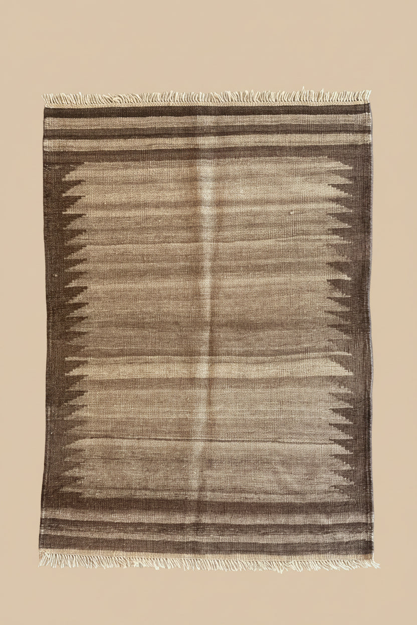 tapis "Kilim" plat tissé à la main, style navajo
