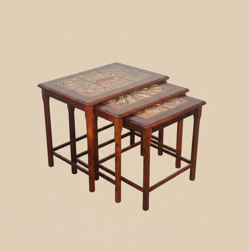 Tables gigognes par Møbelfabrikken Toften, Danemark, 1960s