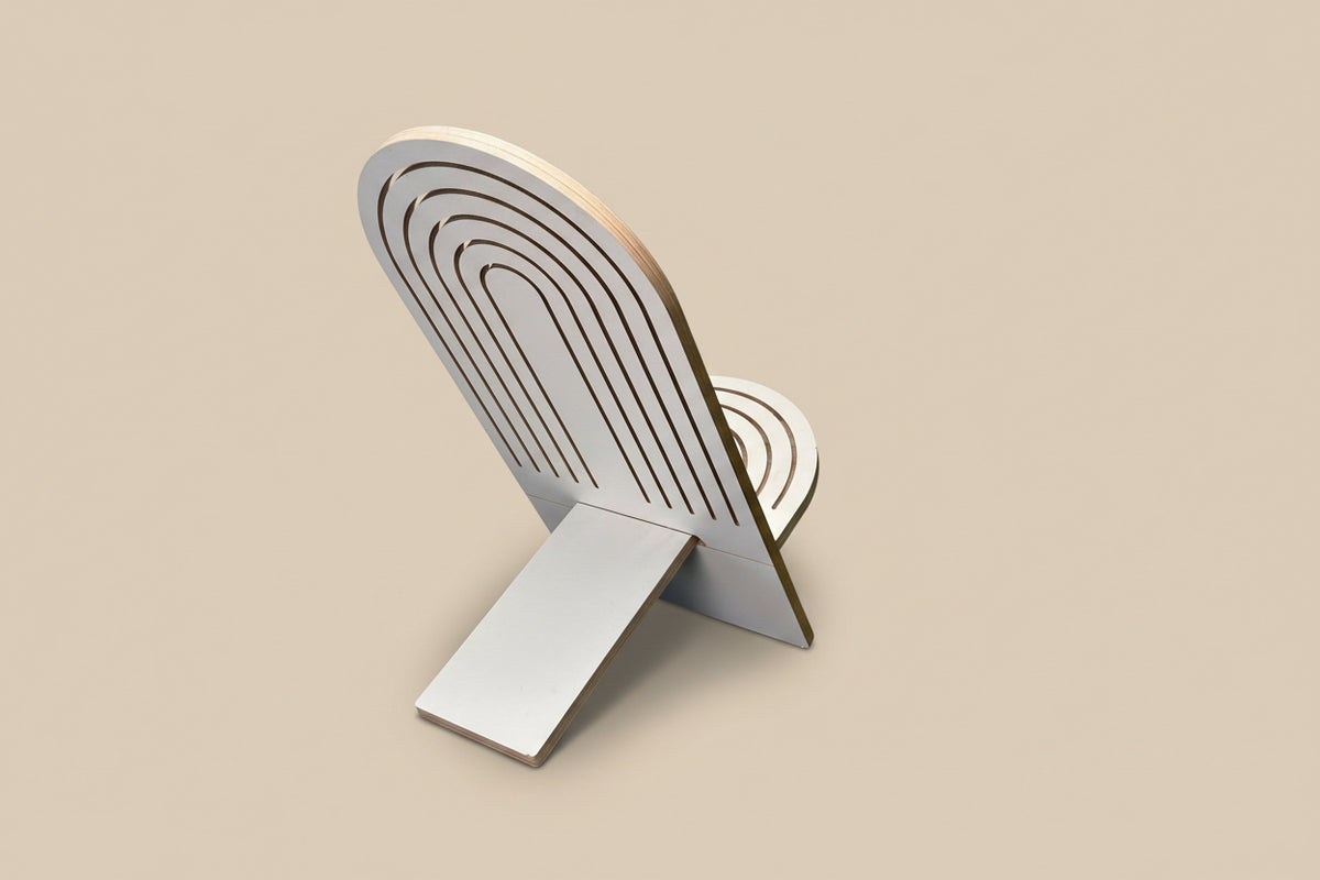 Chaise "Archway" par Sean Brown pour Curves, fabriquée au Canada, 2021