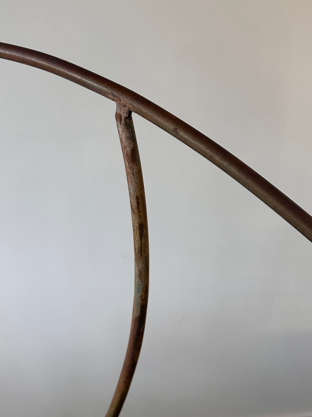 Banc « Nautilus Shell » vintage en fer forgé