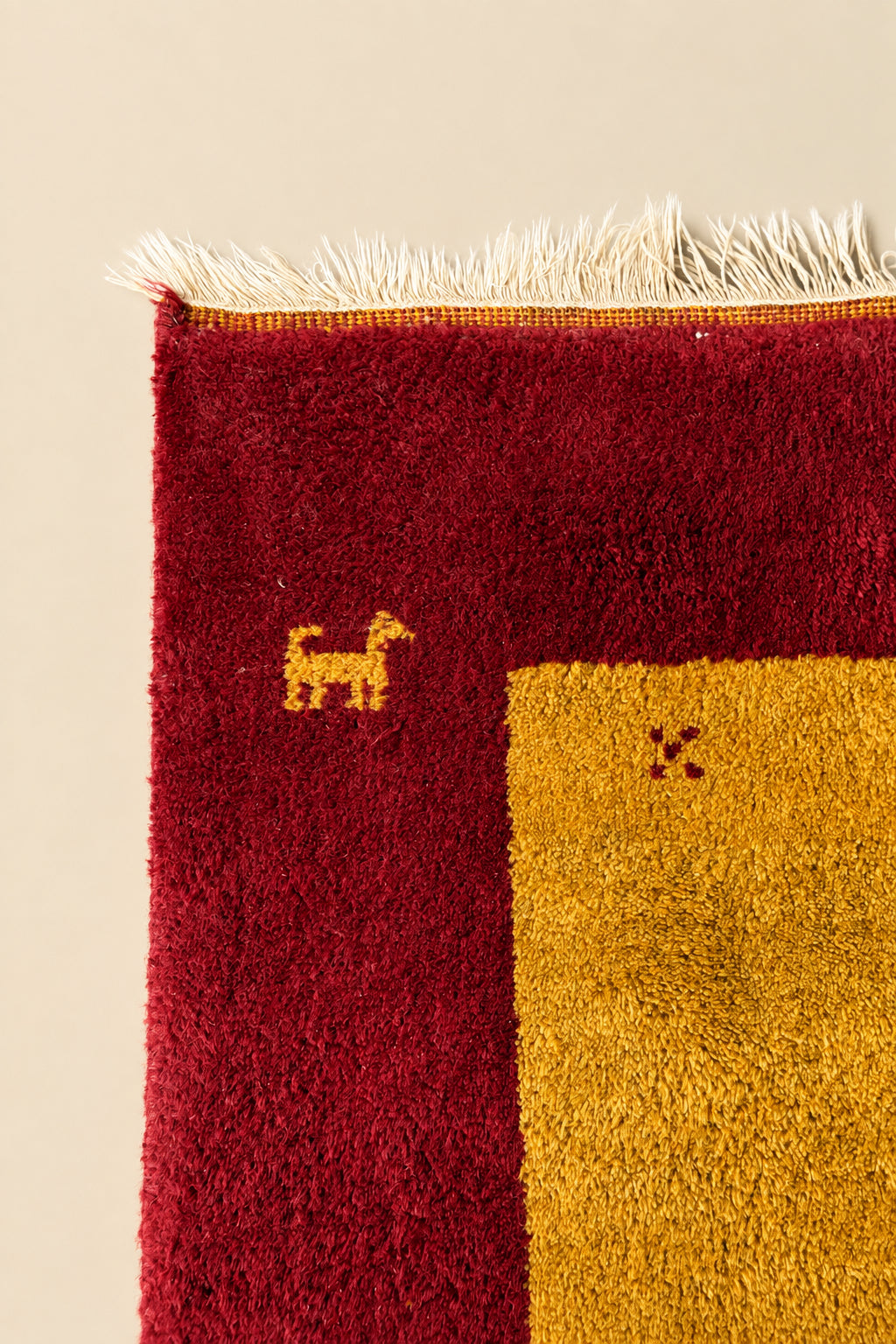 Tapis "Indo-Gabbeh" en laine par IKEA, 1990s