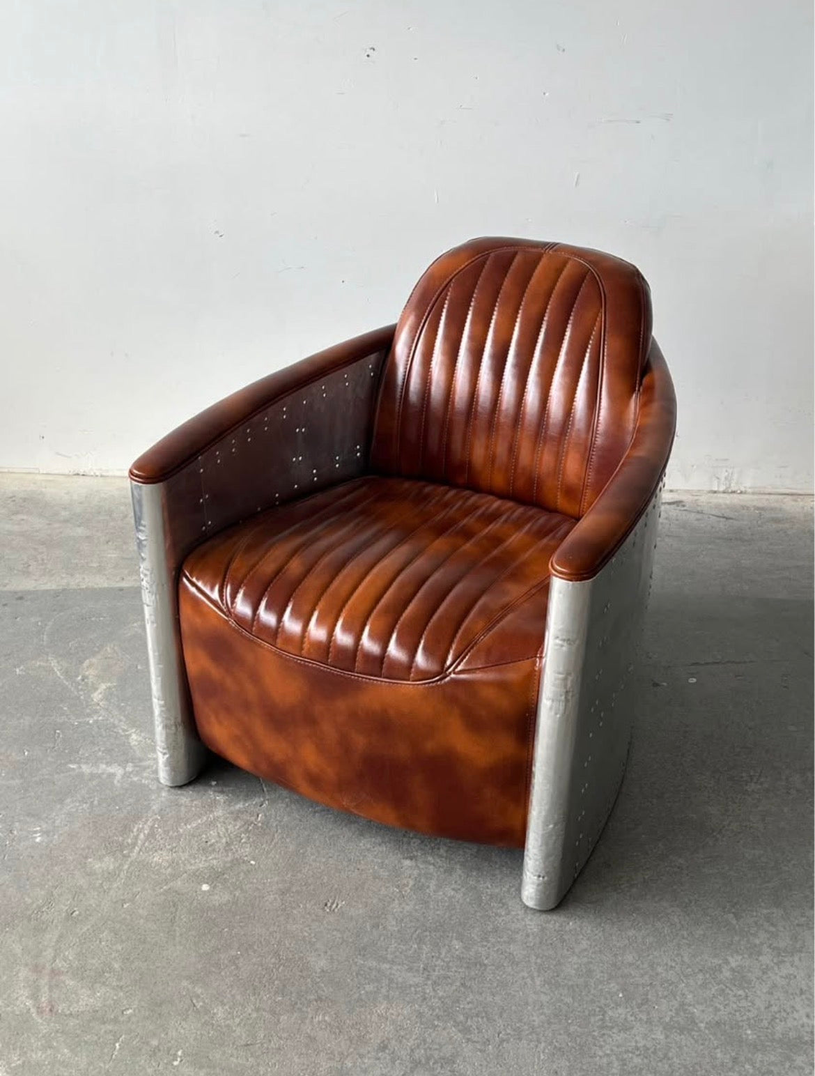 Chaise de lounge Aviateur en aluminium