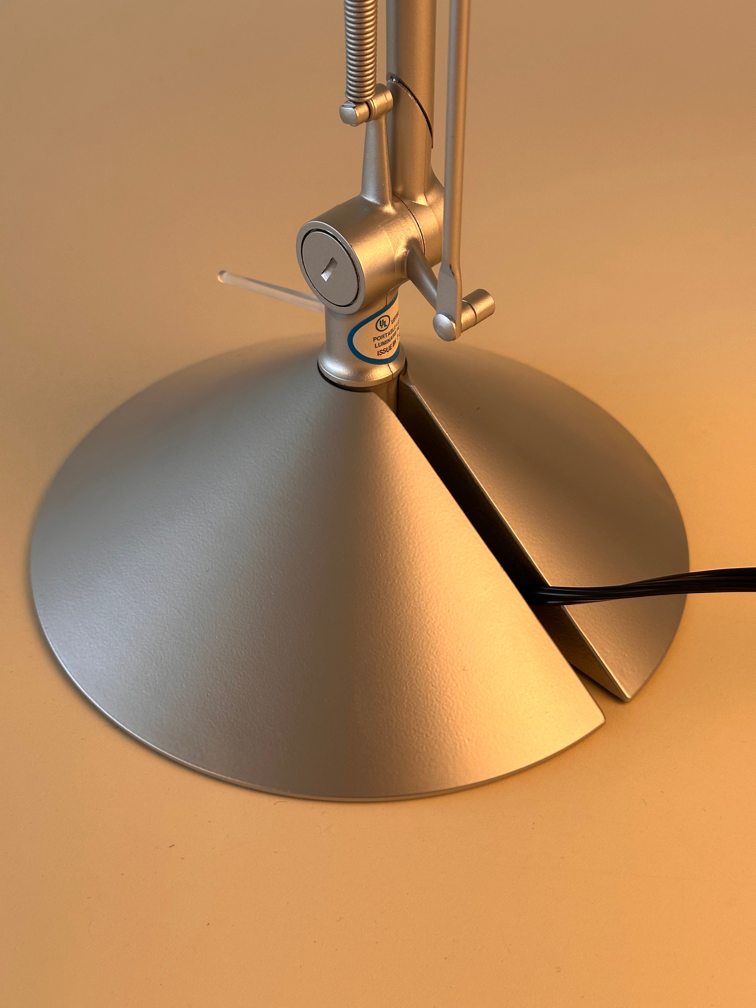 Lampe de bureau "Archimoon K" par Philippe Starck pour Flos, fait en Italie 2000s