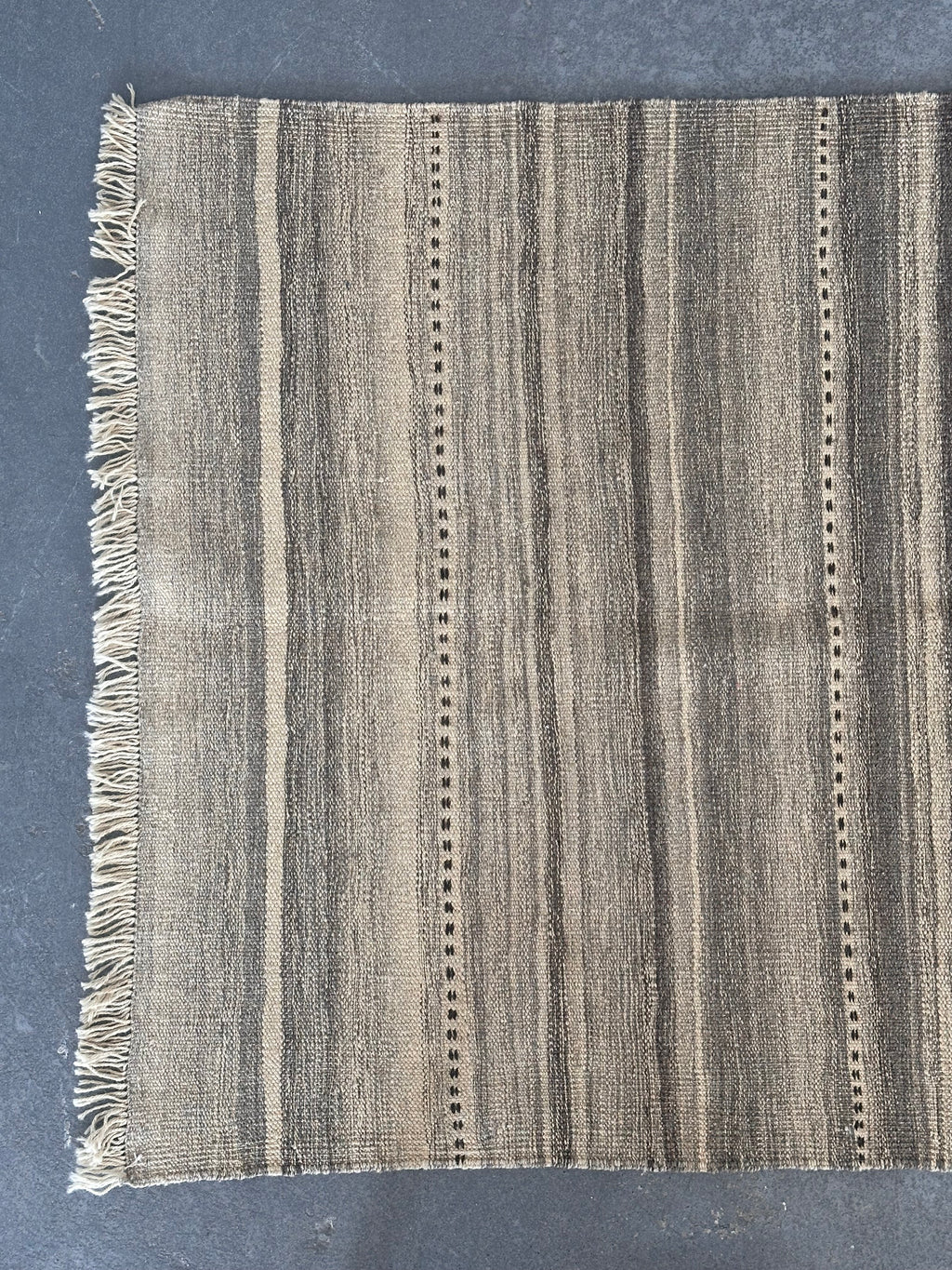 Tapis "Kilim" plat tissé à la main, style Navajo