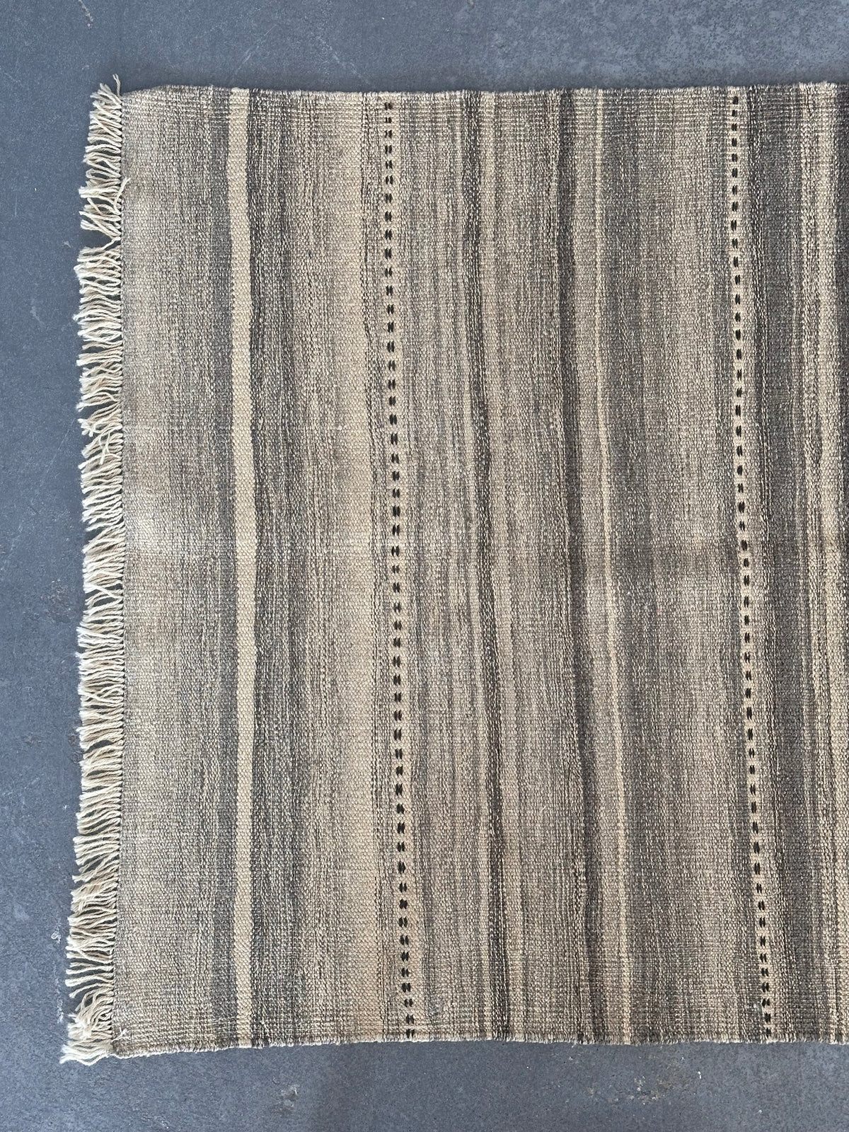 Tapis "Kilim" plat tissé à la main, style Navajo