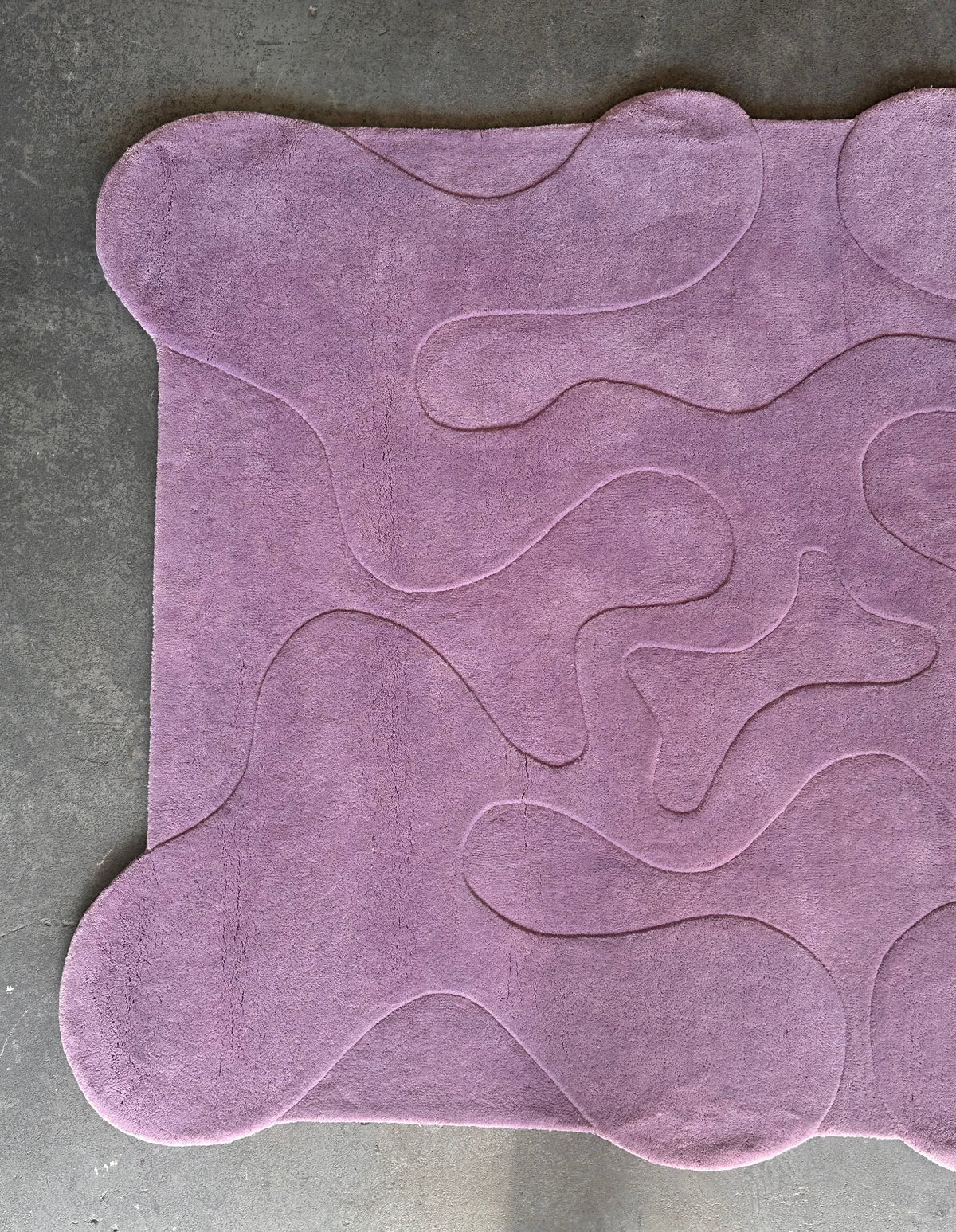 Tapis "Oops" par Mush Studios, en laine de Nouvelle-Zélande, 2021