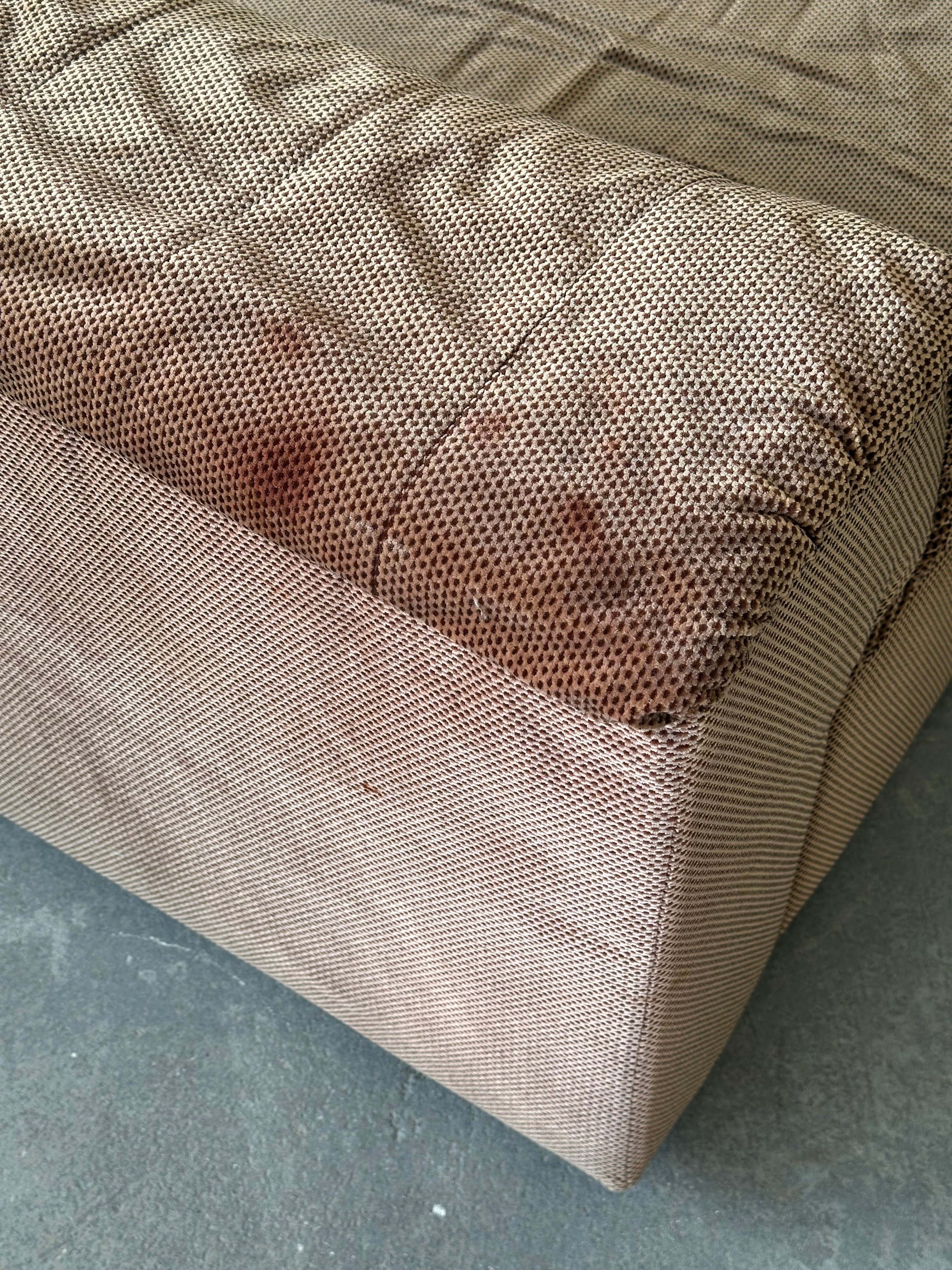 Vintage Roche bobois 7 morceaux brun chocolat, France 1970s